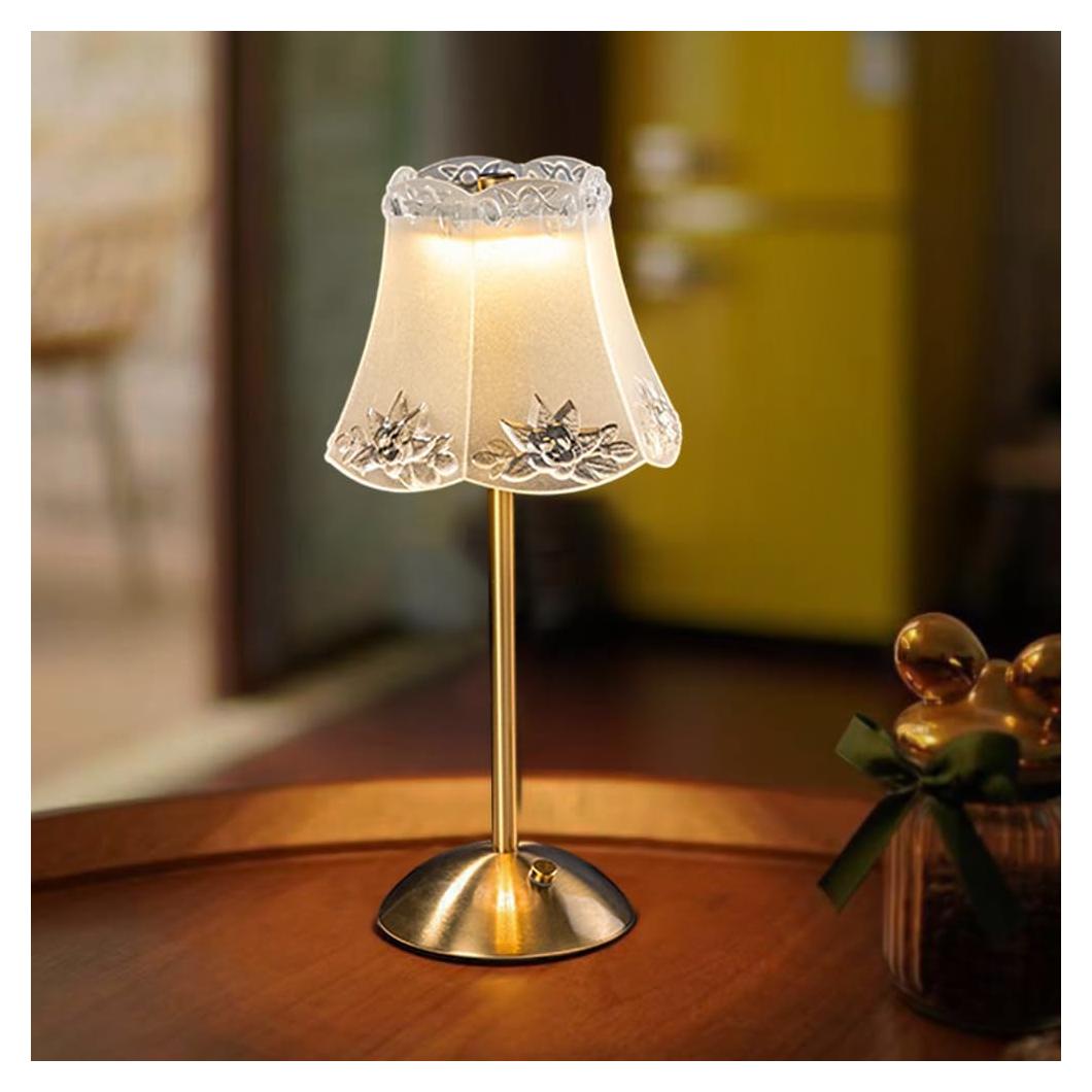 Lámpara de Escritorio Portátil HPUFKOT LED Táctil 3 Colores