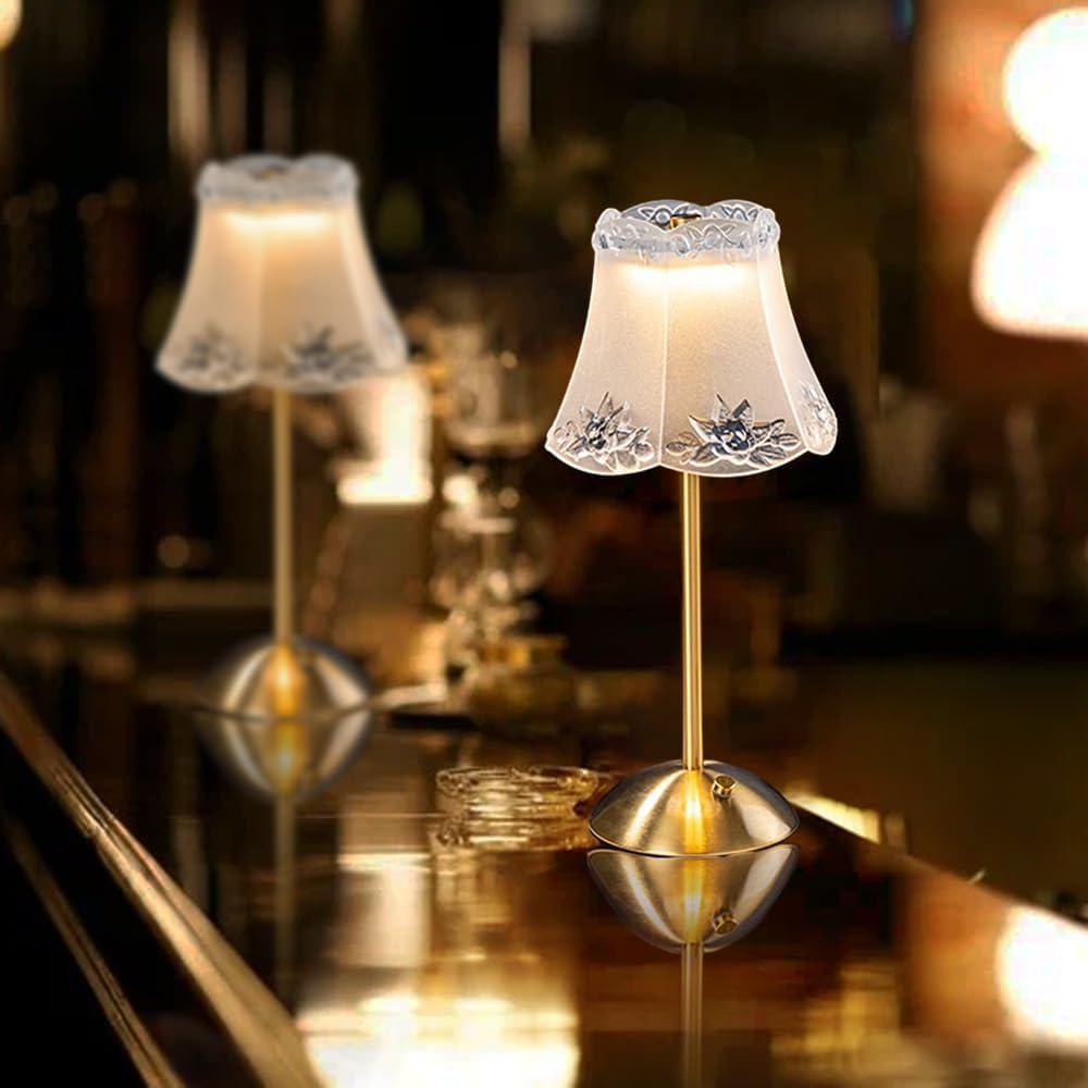 Lámpara de Escritorio Portátil HPUFKOT LED Táctil 3 Colores