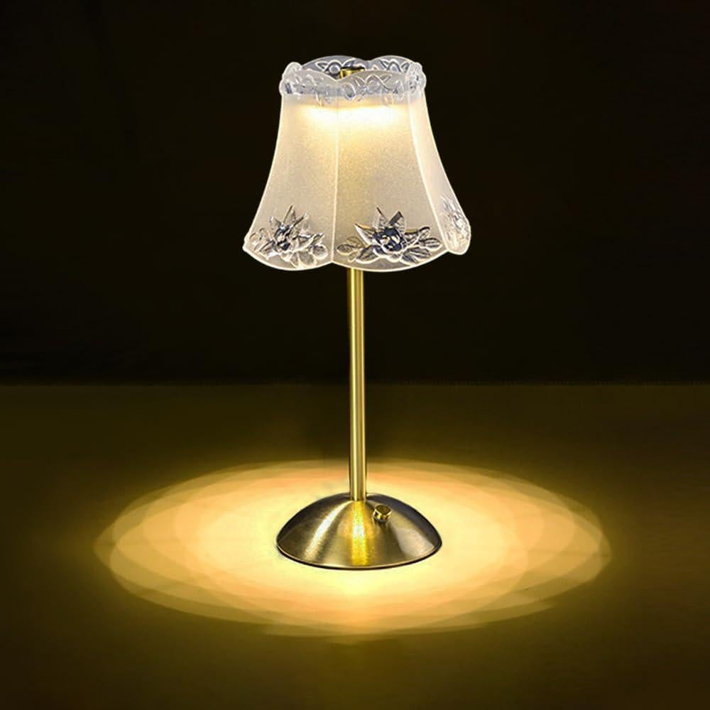 Lámpara de Escritorio Portátil HPUFKOT LED Táctil 3 Colores