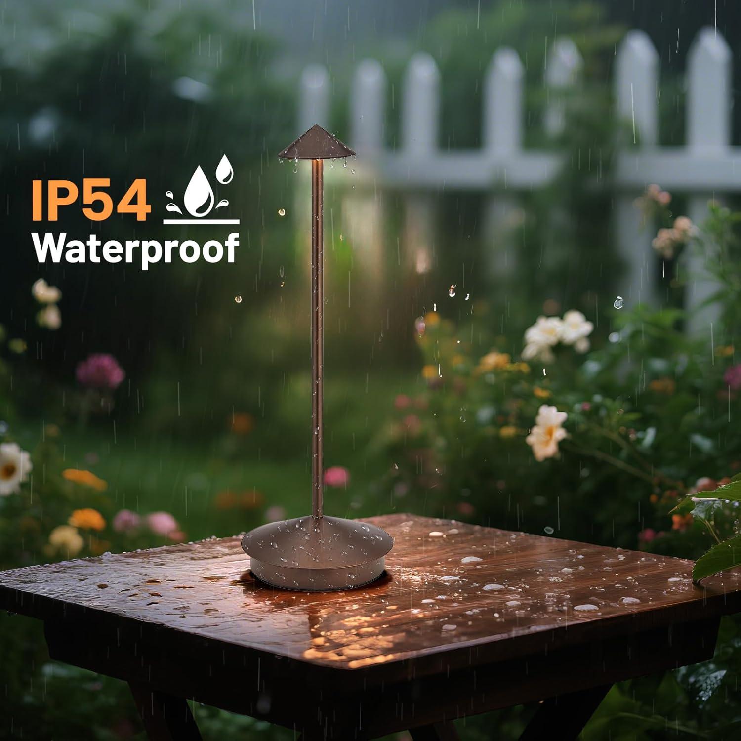 Lámpara de Mesa LED Inalámbrica XMINKDZA 6000mAh 2 Piezas