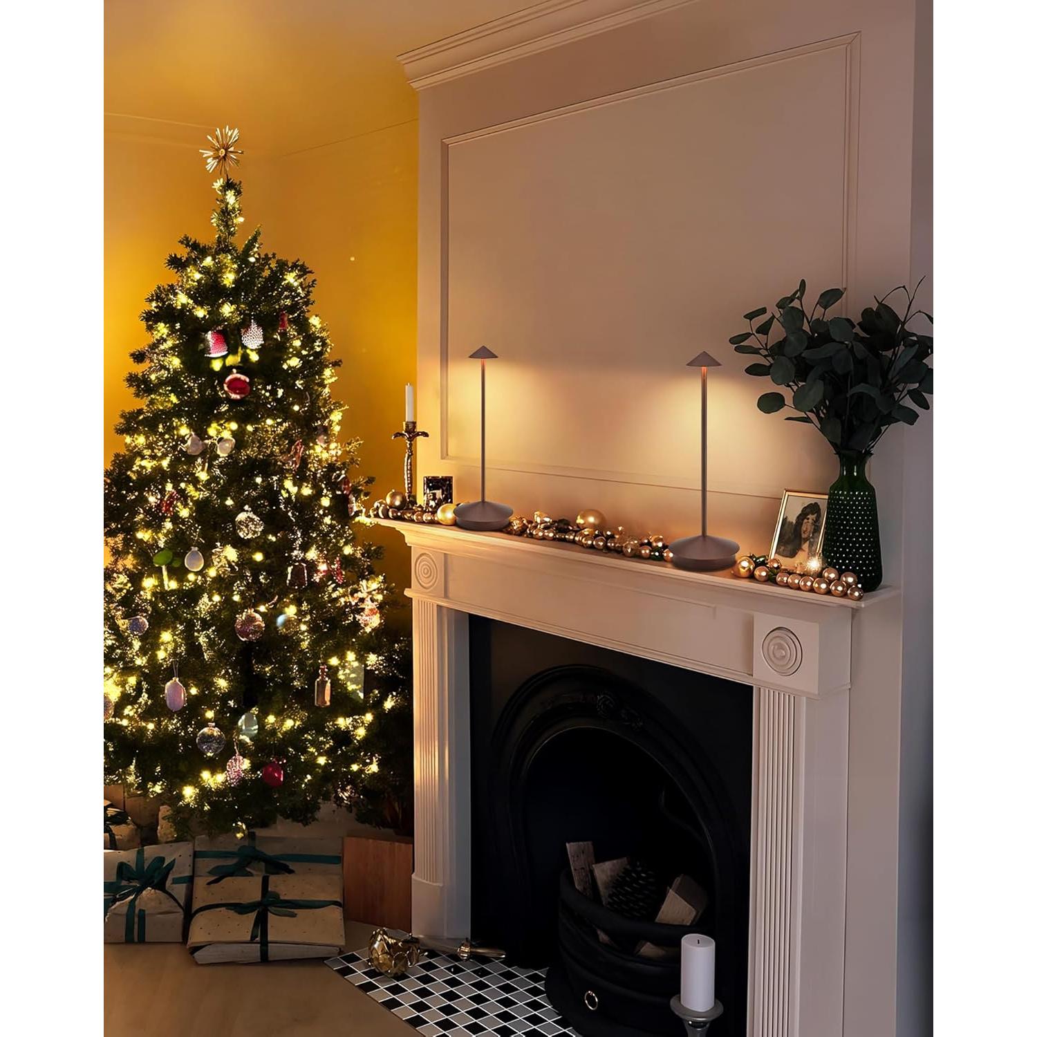 Lámpara de Mesa LED Inalámbrica XMINKDZA 6000mAh 2 Piezas