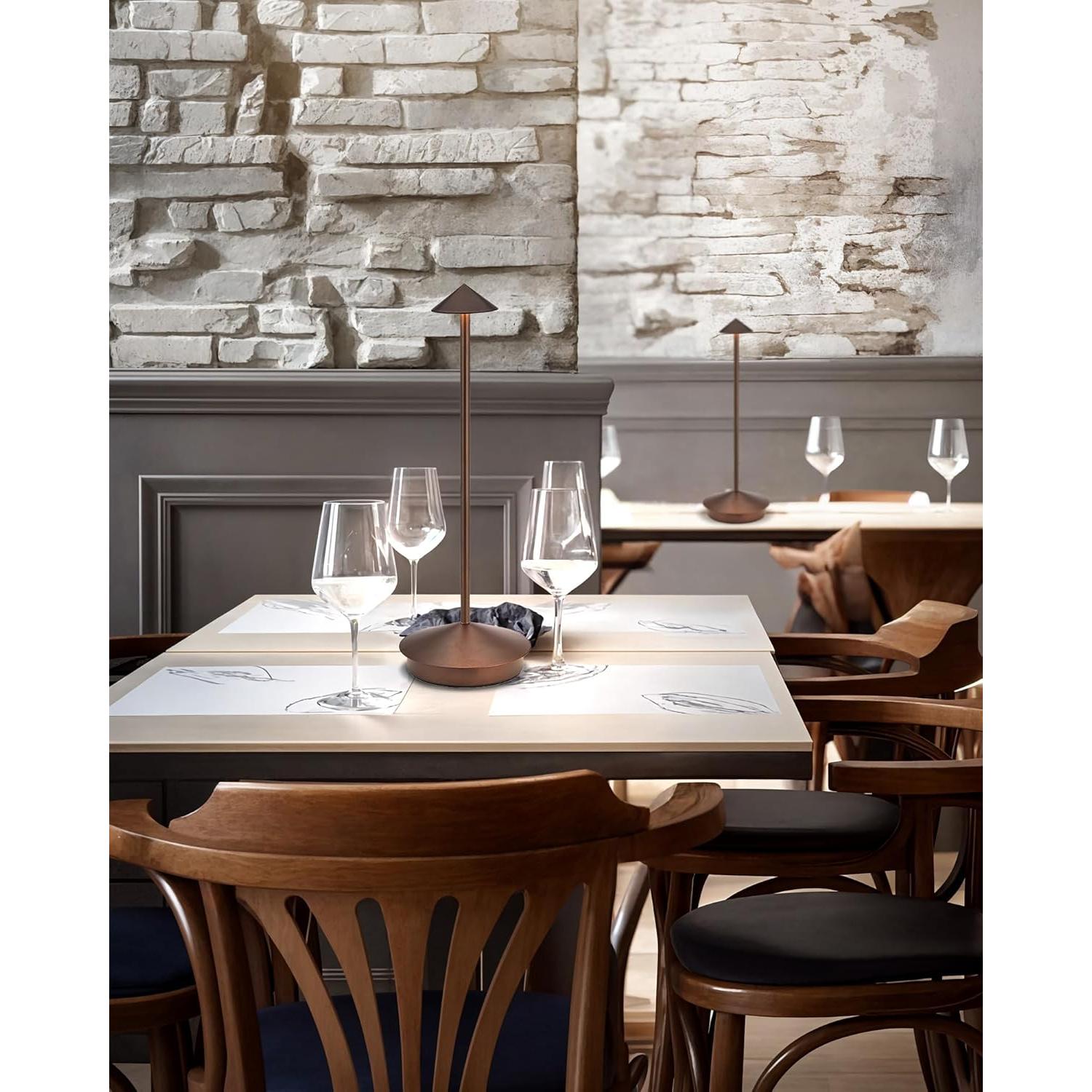 Lámpara de Mesa LED Inalámbrica XMINKDZA 6000mAh 2 Piezas