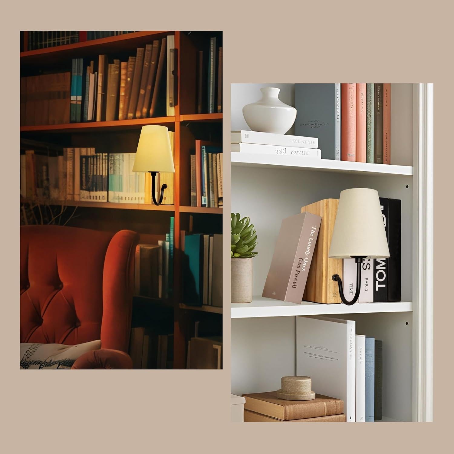 Lámpara de Estante AELS con Bombilla LED y Control Táctil