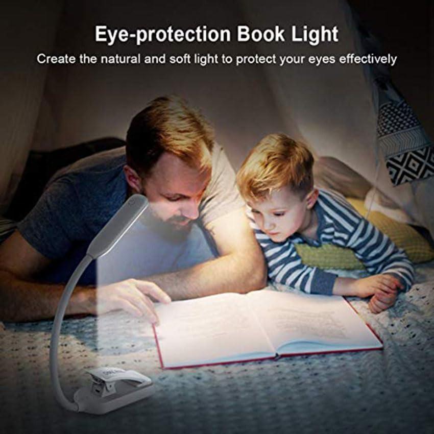 Luz de Lectura LED SZYQ BZ09-W Recargable USB 3 Modos