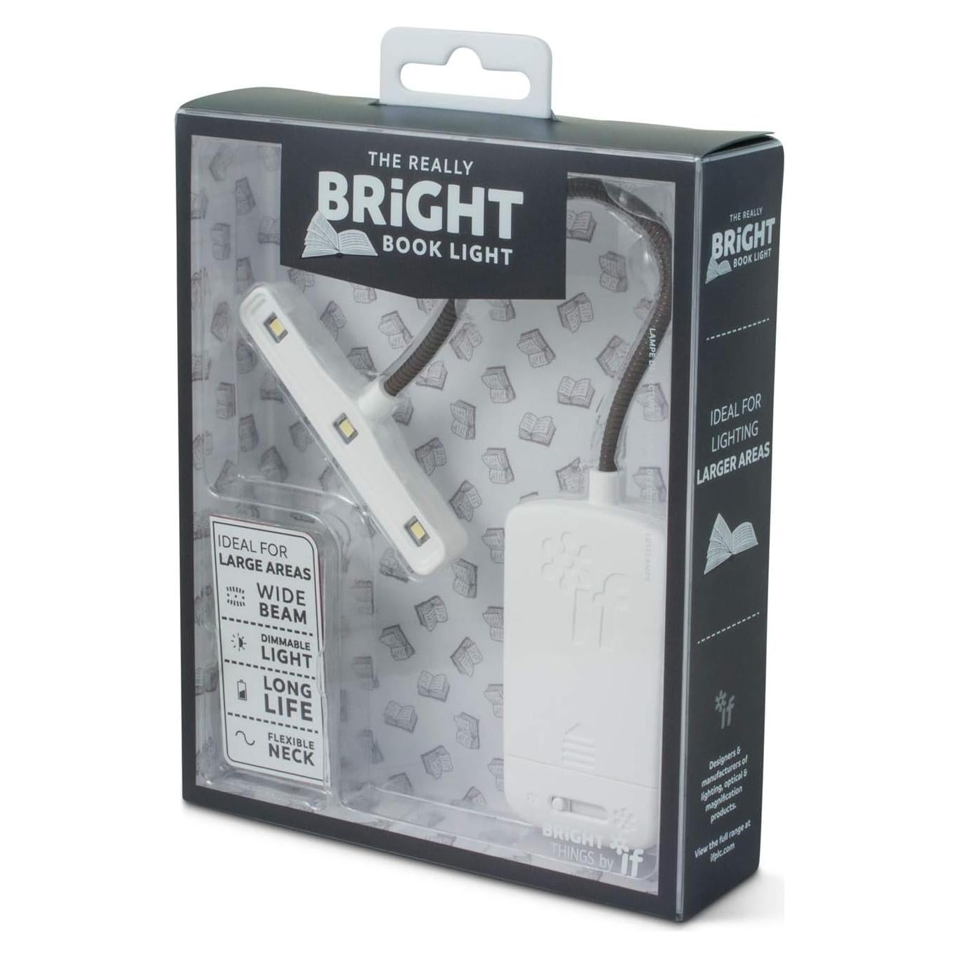 Lámpara de Lectura LED If 39903 Blanca con 3 Niveles de Brillo