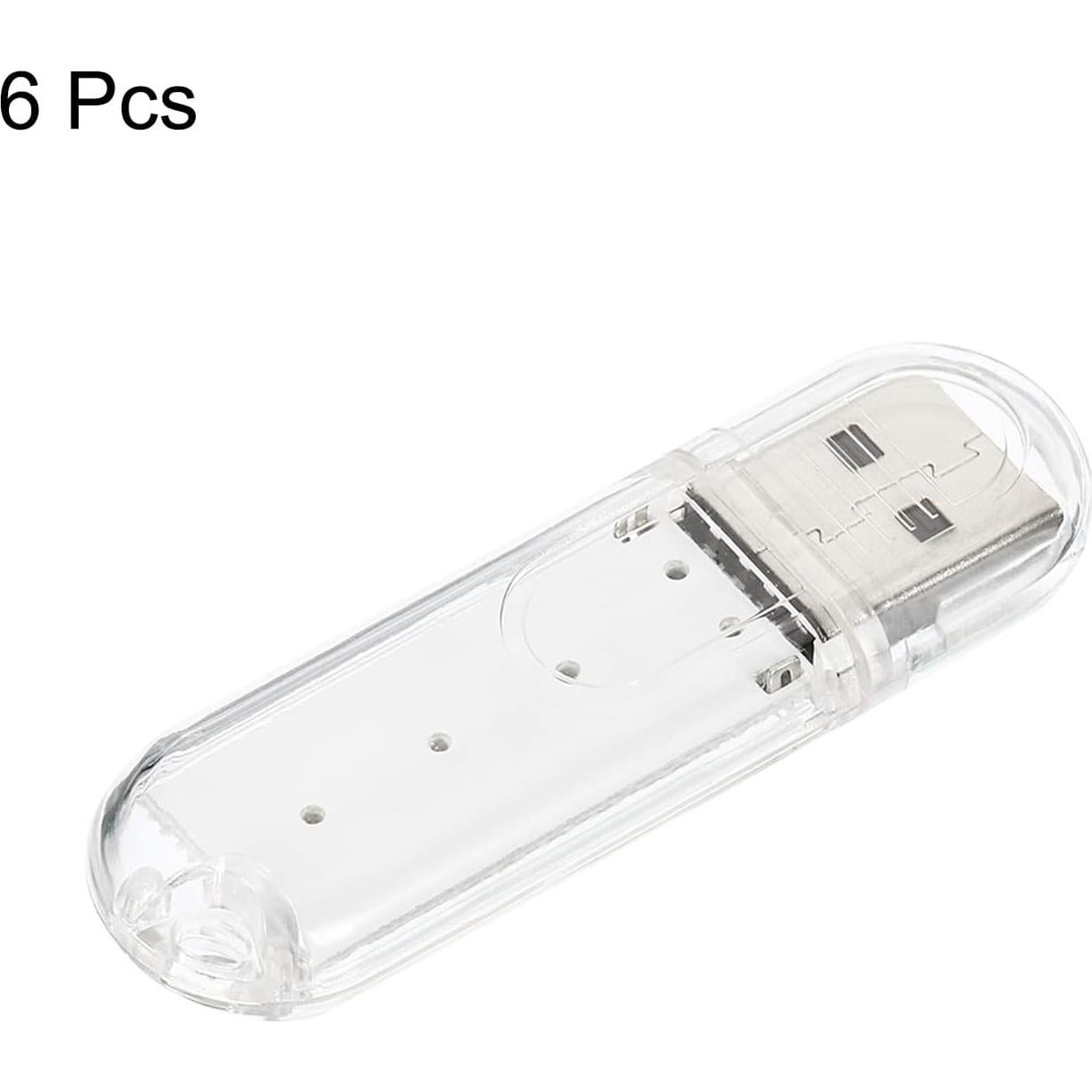 Luz Nocturna LED USB PATIKIL 6 Pcs Blanco Cálido 5V