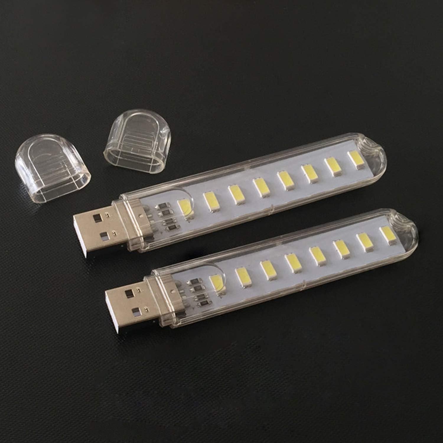 Luz Nocturna LED Portátil USB OUOU - 3 Piezas, 1.2W
