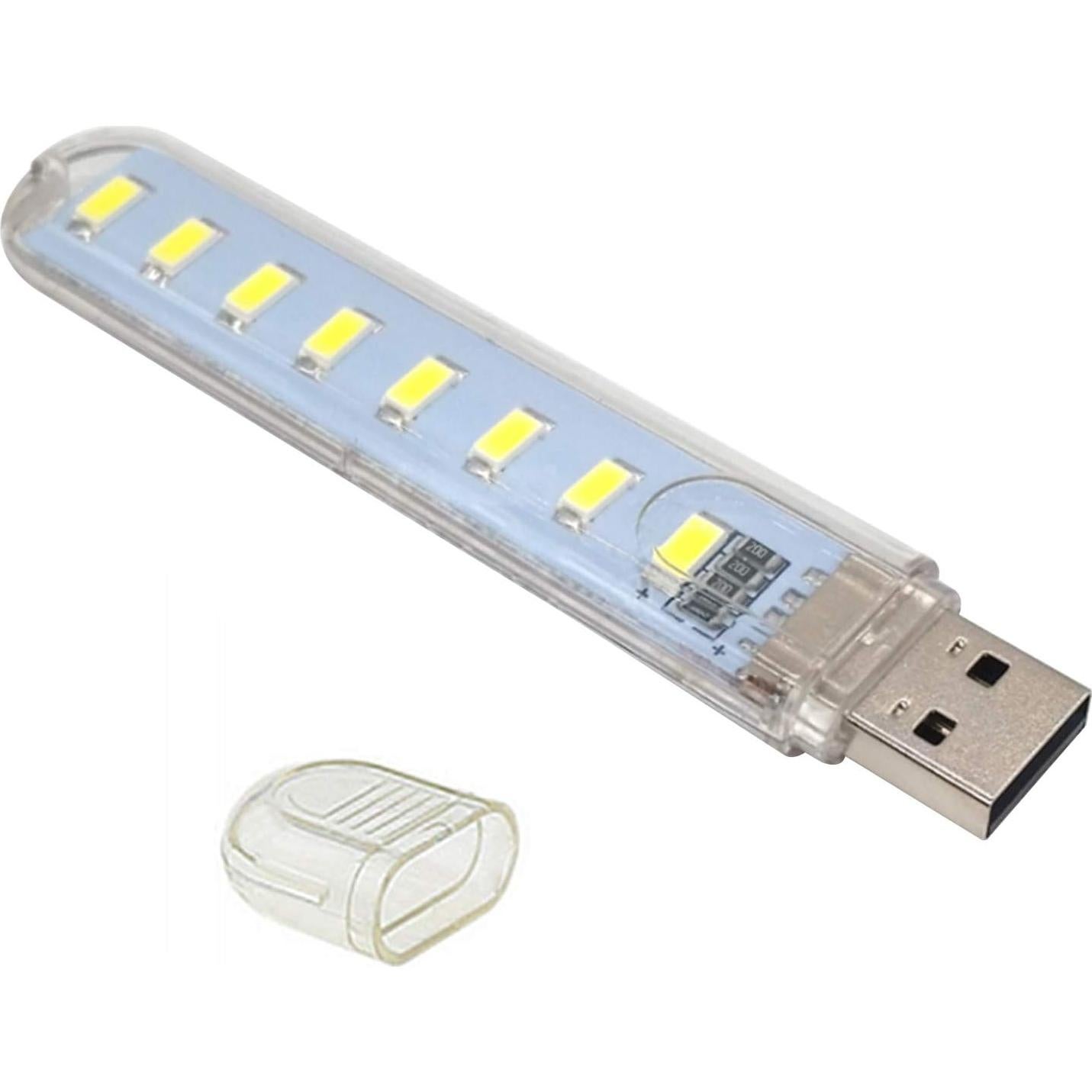 Luz Nocturna LED Portátil USB OUOU - 3 Piezas, 1.2W