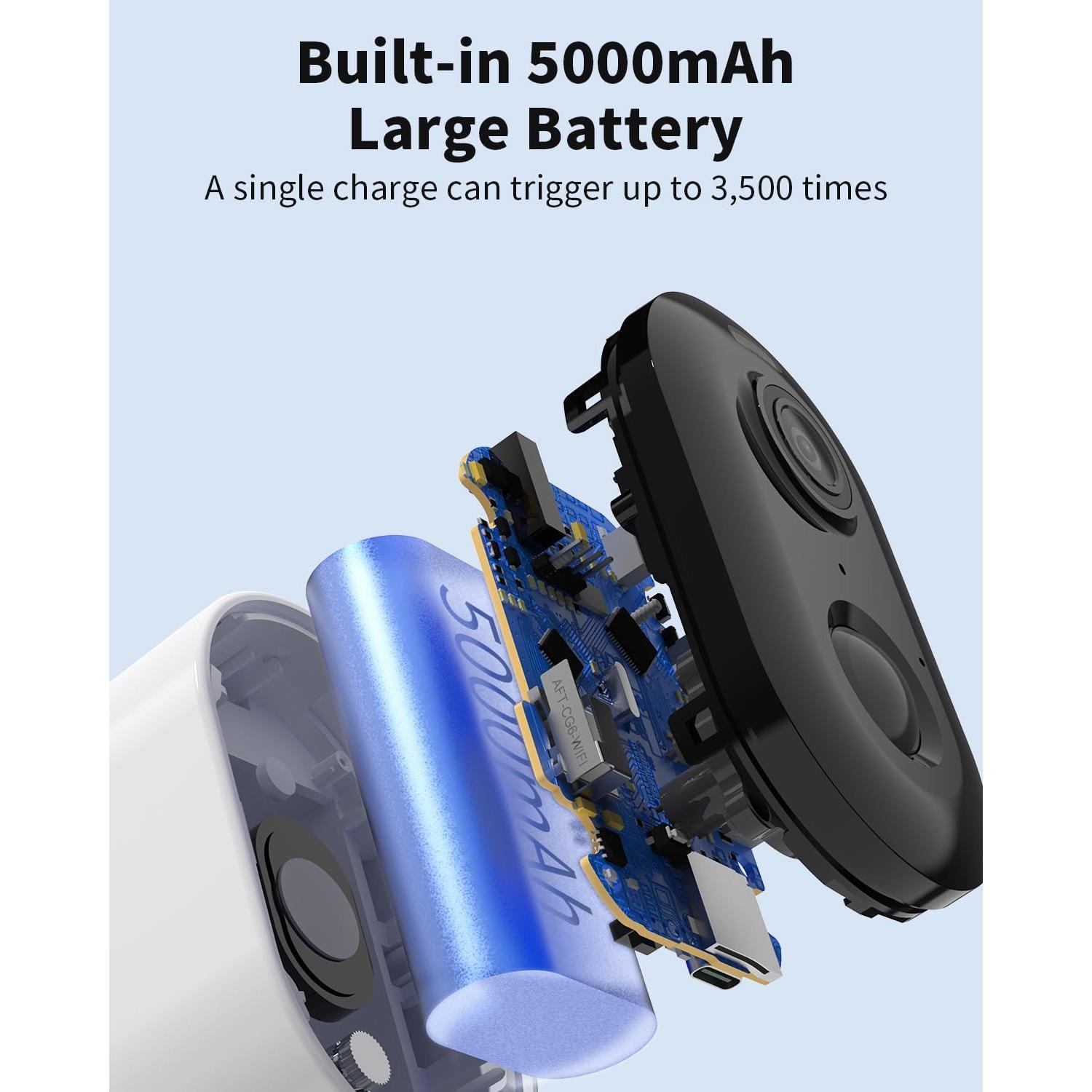 Cámaras de Seguridad WiFi Armorcope CG6C 2K Batería 2 Pzas
