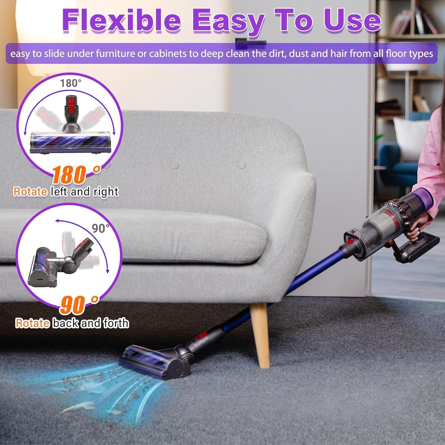 Cabezal de Aspiradora Lemige V8 V11 para Dyson V7 V10 V15