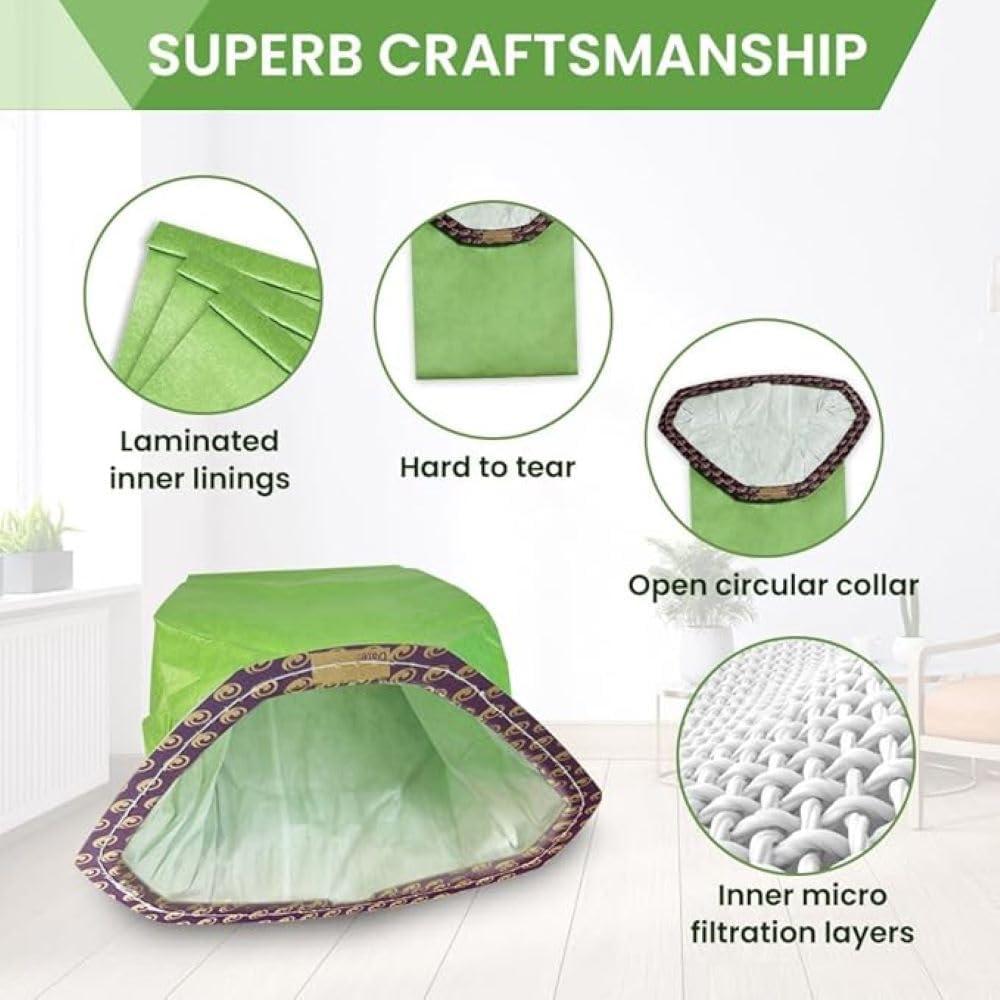 20 Bolsas de Vacío PureSturdy 10 QT Reemplazo ProTeam 107313