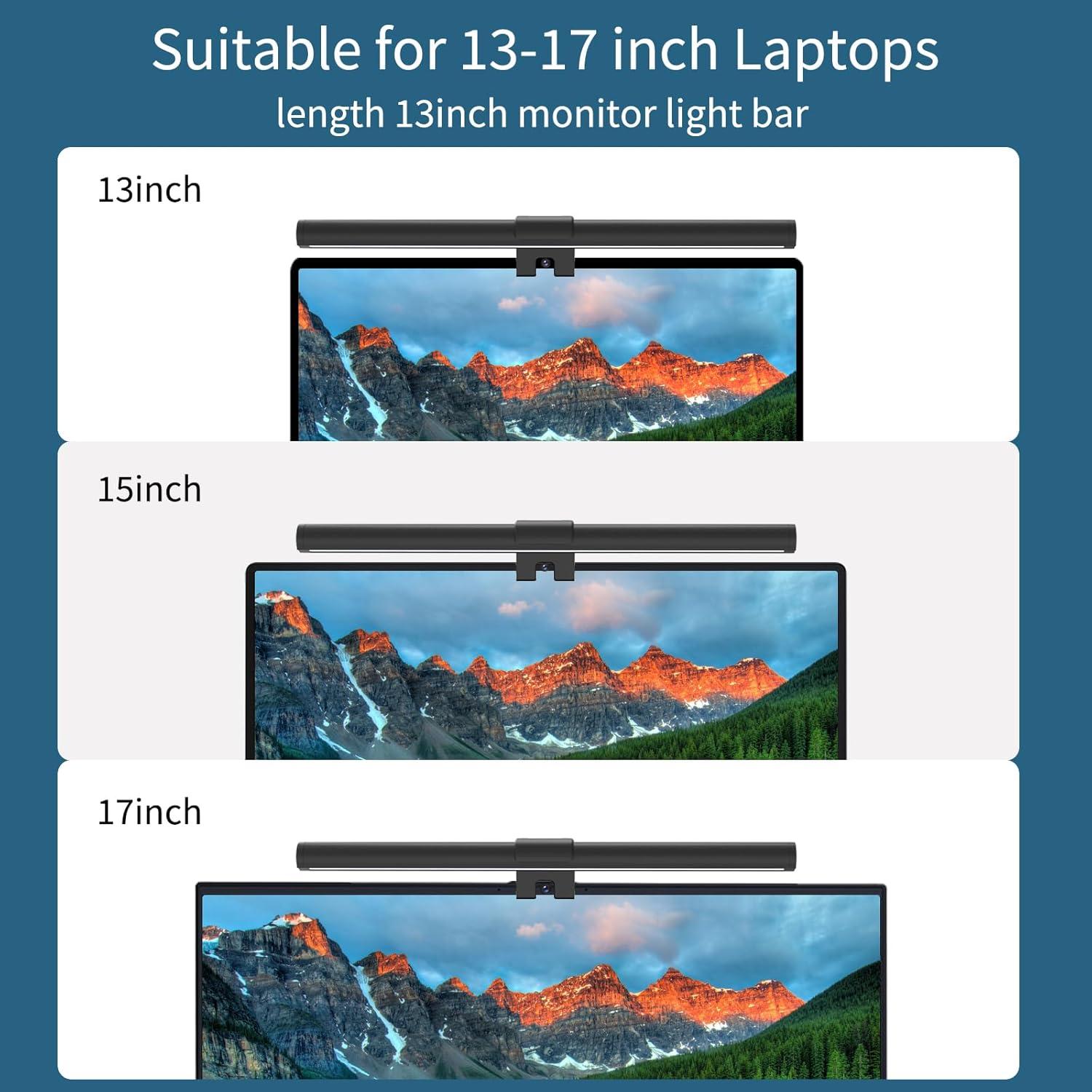 Barra de Luz para Monitor OOWOLF 33cm LED CRI>95 Ajustable