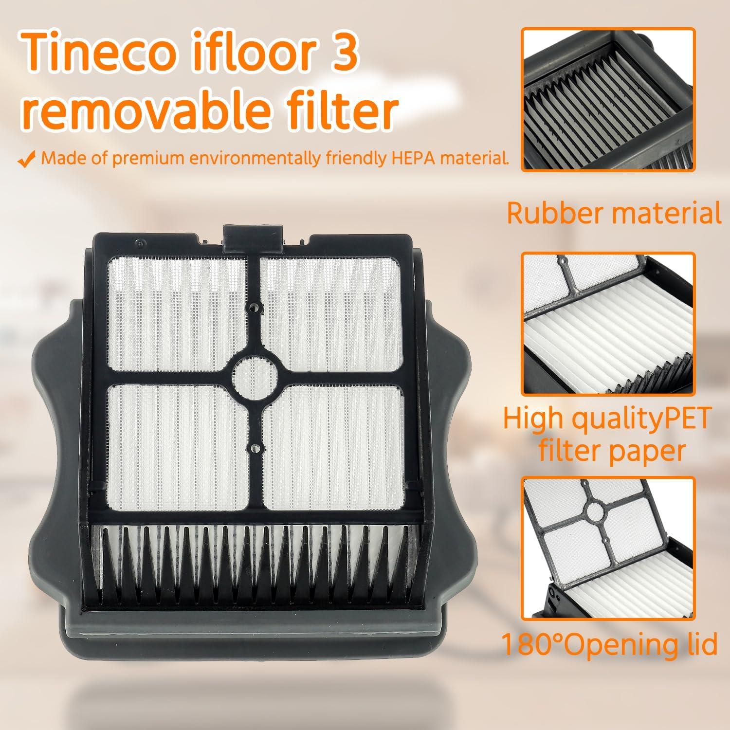 Kit de Reemplazo Filtros HEPA y Cepillos Tineco iFloor 3