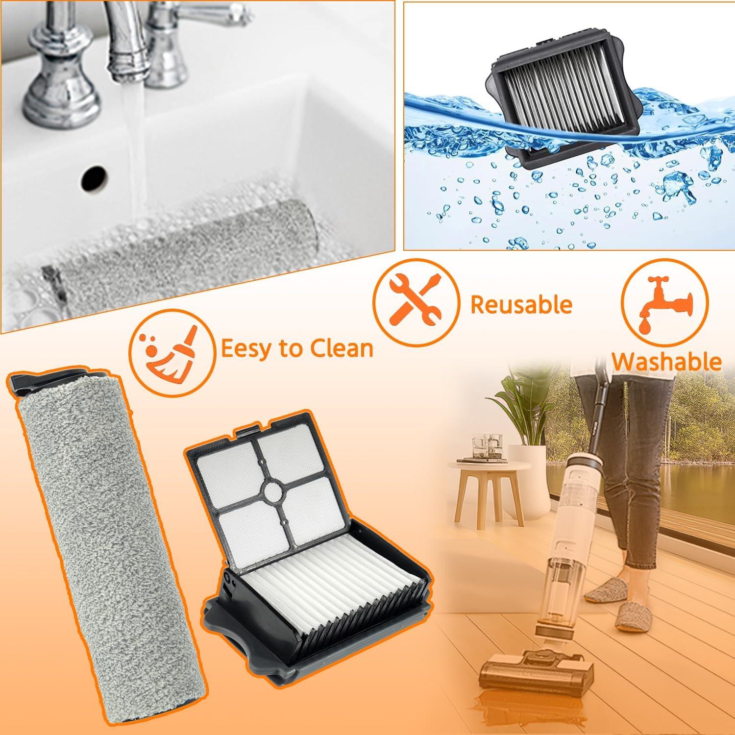 Kit de Reemplazo Filtros HEPA y Cepillos Tineco iFloor 3