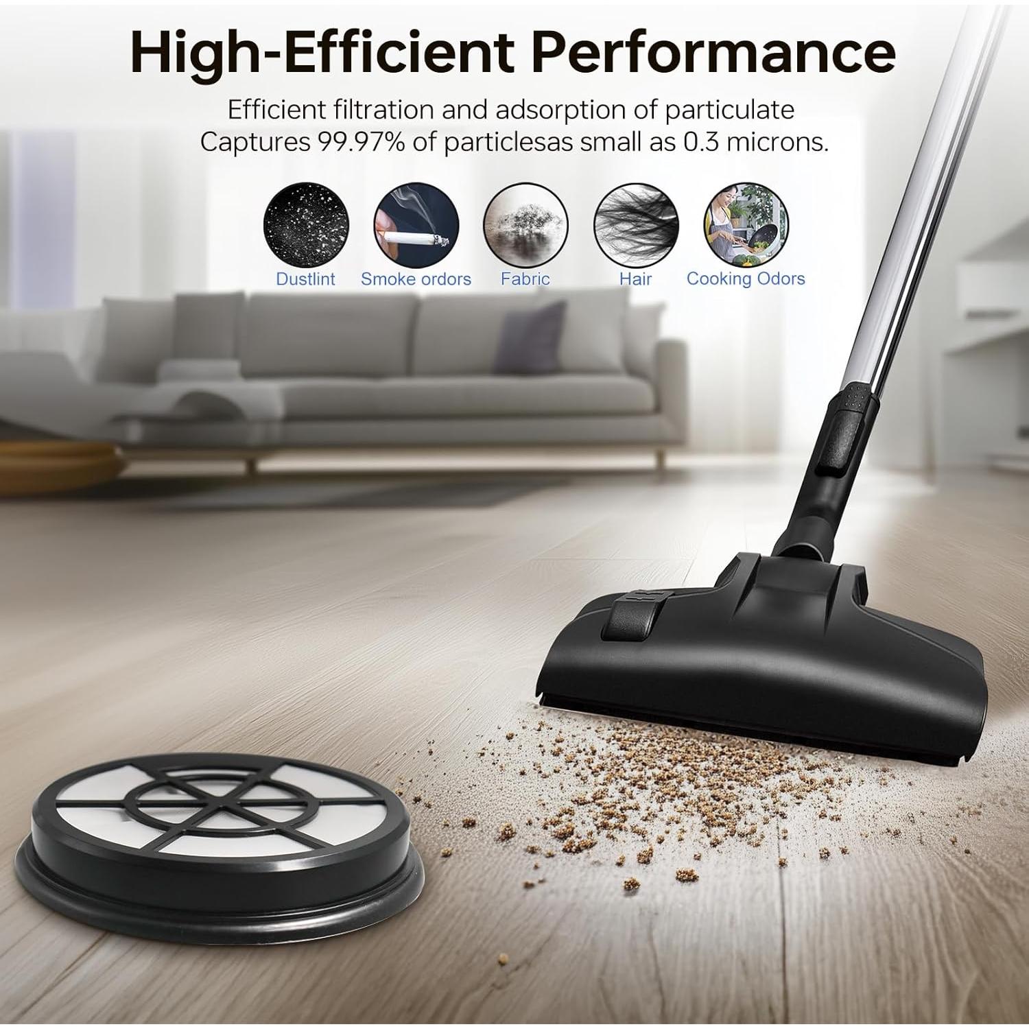 Filtro de Aspiradora Kalolado NEN110A/NEN110B/NEN110D HEPA - Paquete de 6