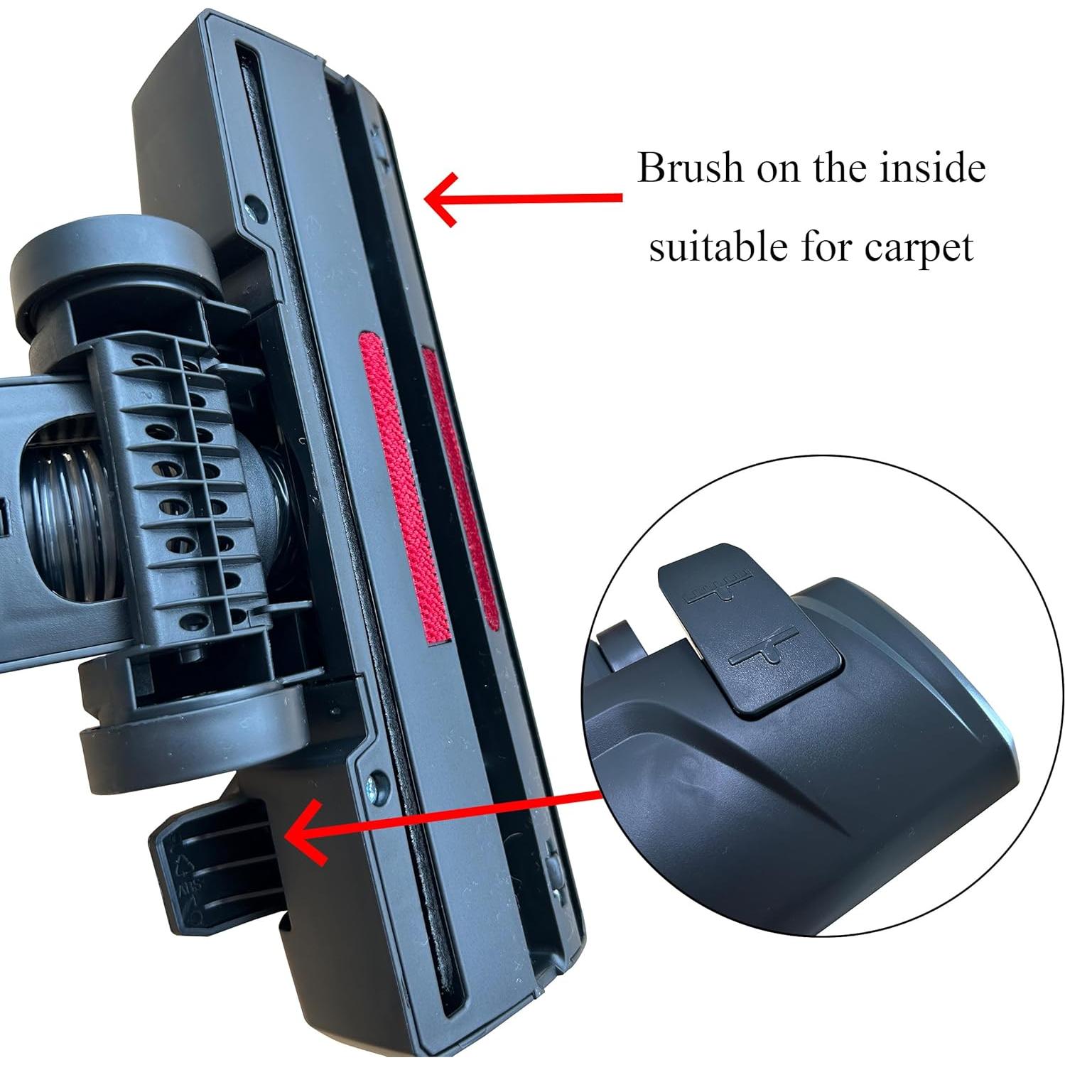 Cabezal de Cepillo Universal ZANVACUE 32mm para Aspiradora