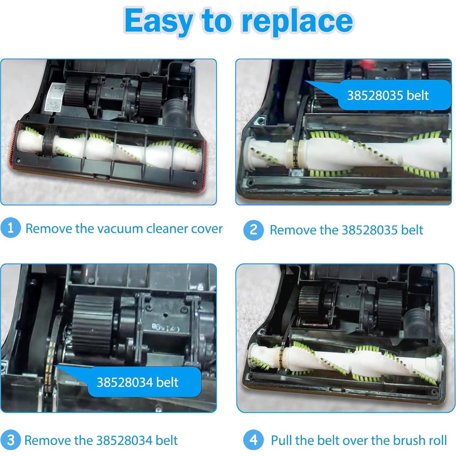 Correas de Reemplazo para Aspiradora Hoover Windtunnel 38528034/38528035