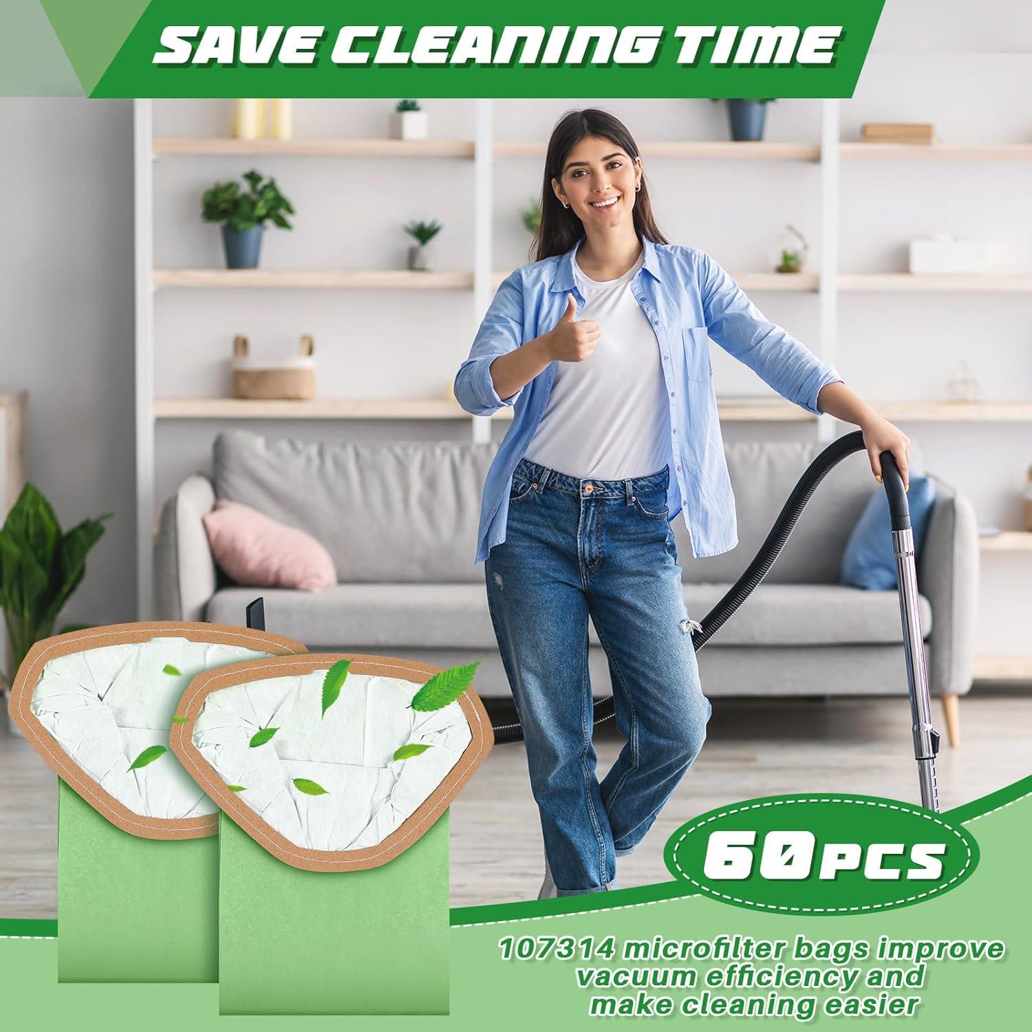 30 Micro Filtros para Aspiradora Therwen Compatible ProTeam 107314