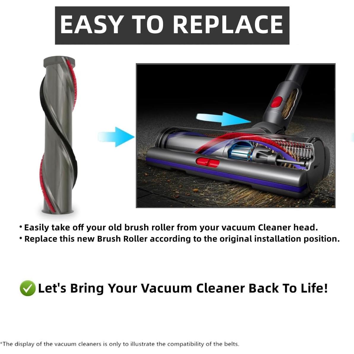 Rodillo de Cepillo de Reemplazo para Aspiradora Dyson V15 Detect