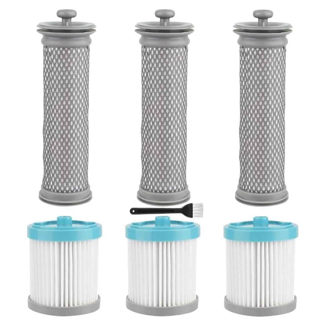 Filtros de Reemplazo Sgizoku A10/A11 para Aspiradora Tineco - 3 Pre y 3 HEPA