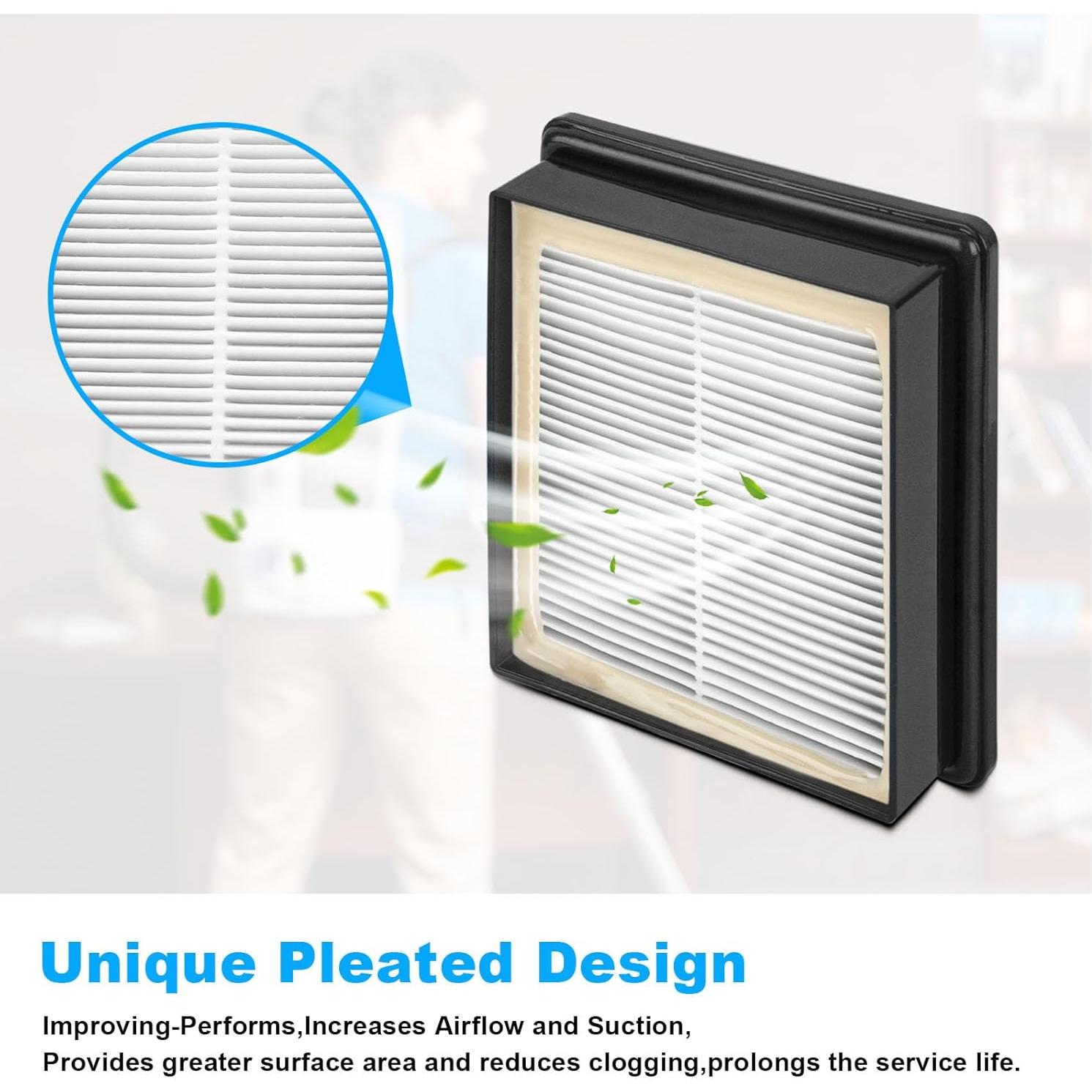 Filtro HEPA JIOTAR 107315 para Aspiradoras ProTeam - 2 Piezas