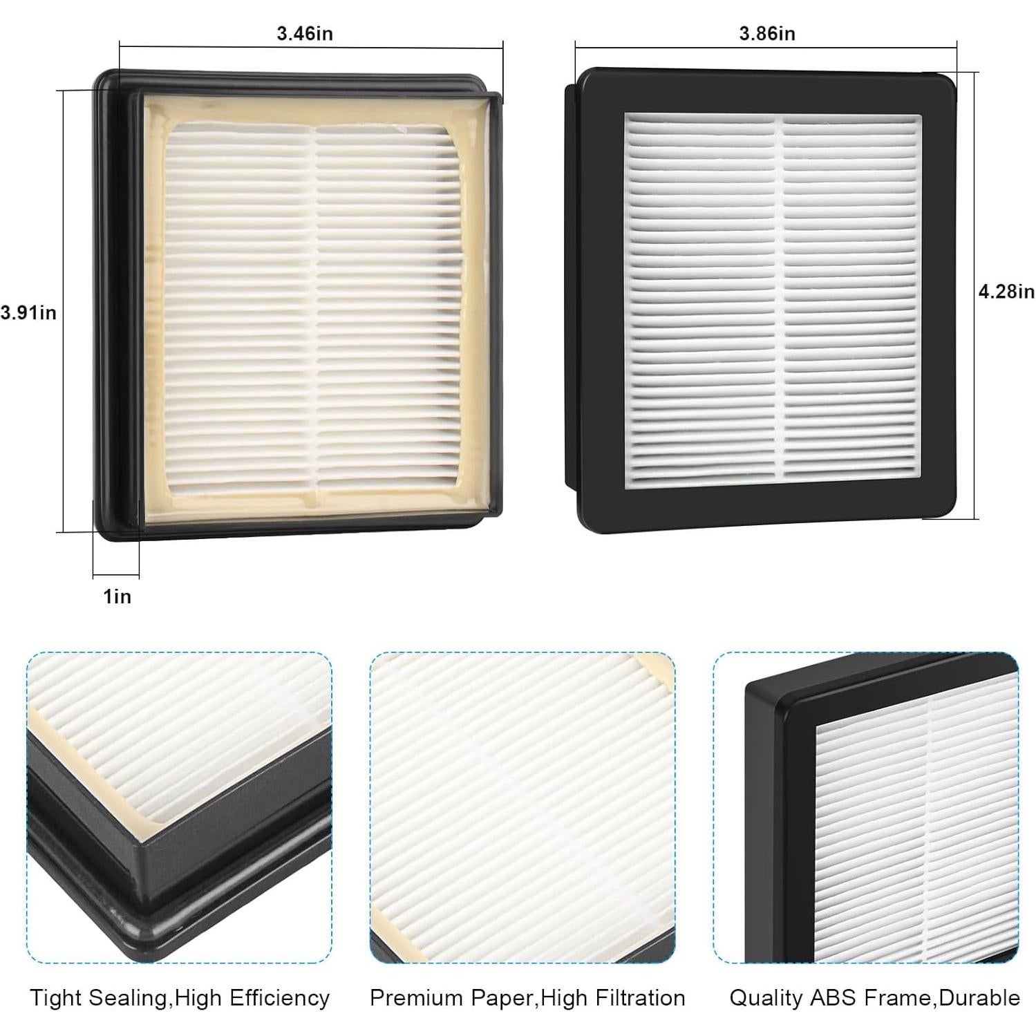 Filtro HEPA JIOTAR 107315 para Aspiradoras ProTeam - 2 Piezas