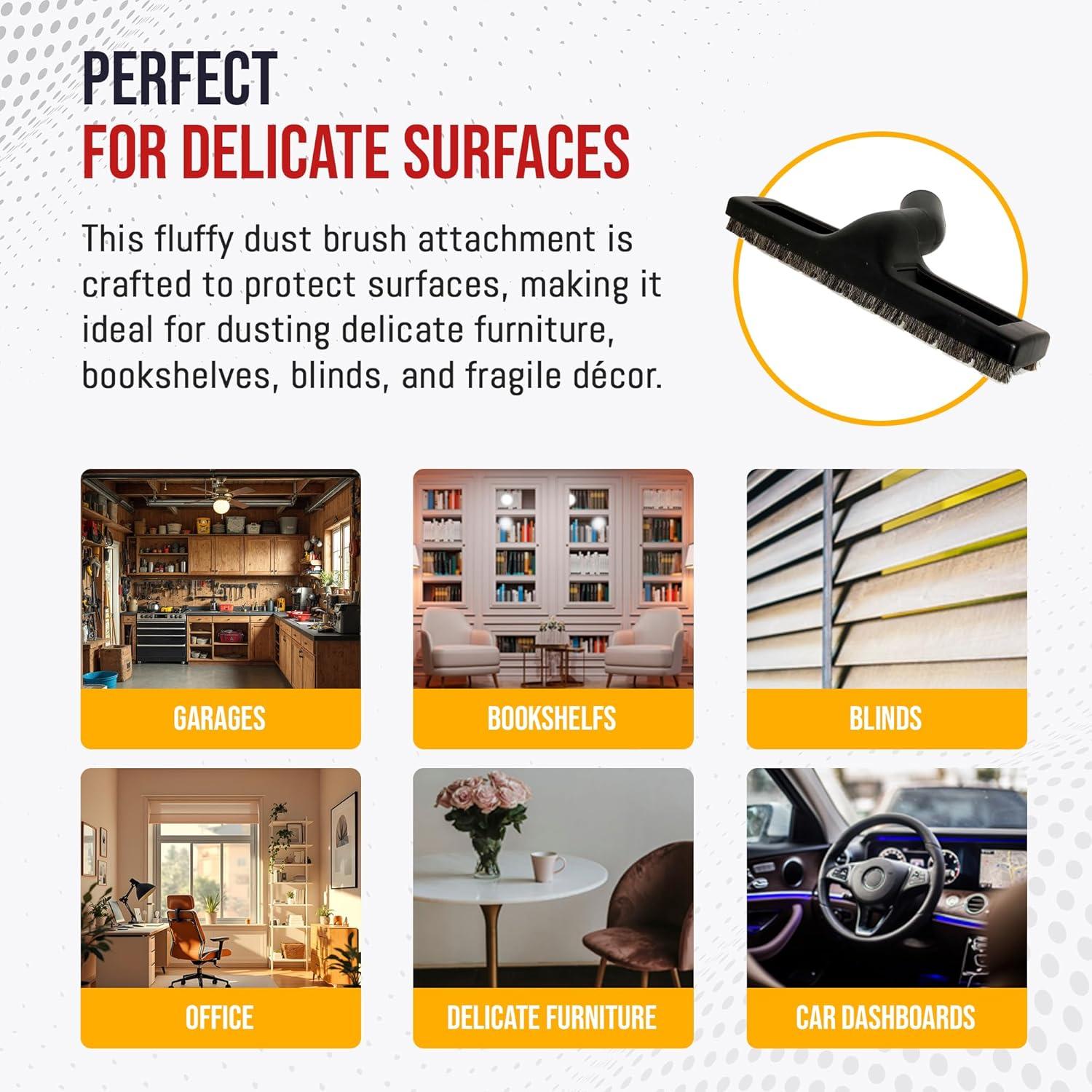 Cepillo de Vacío MP Maresh 14" con Ruedas para Pisos de Madera