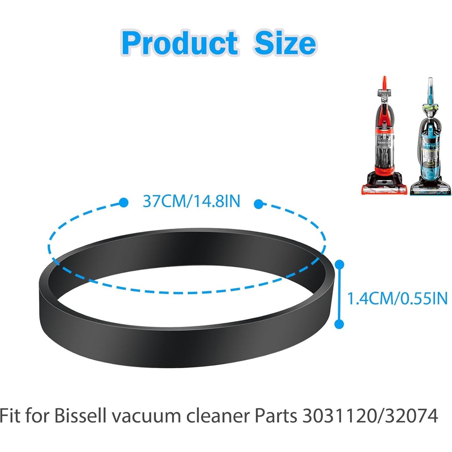 Correa de Reemplazo para Aspiradora Bissell Cleanview 2 Unidades