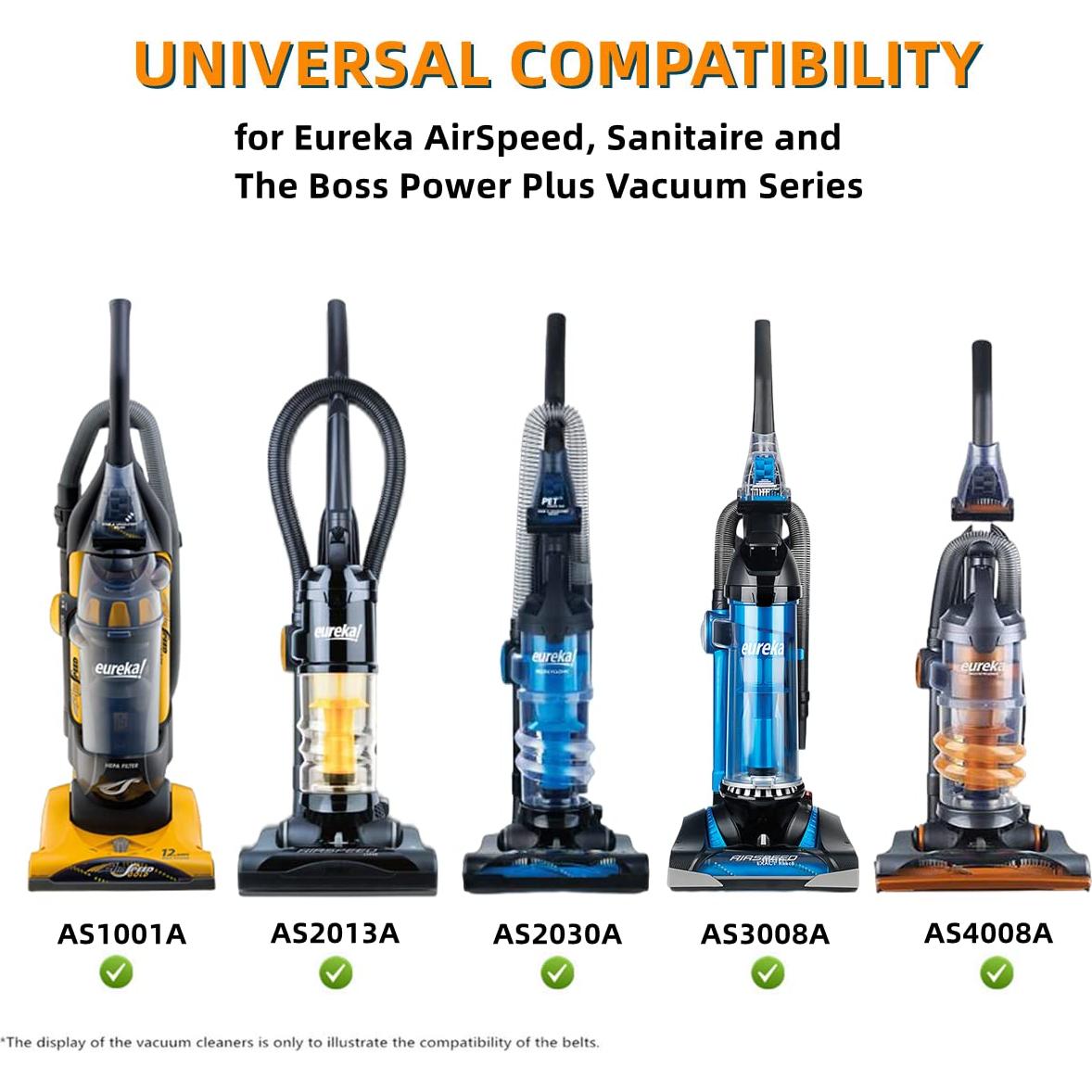 Correas de Reemplazo JEDELEOS para Aspiradoras Eureka y Sanitaire - Paquete de 2