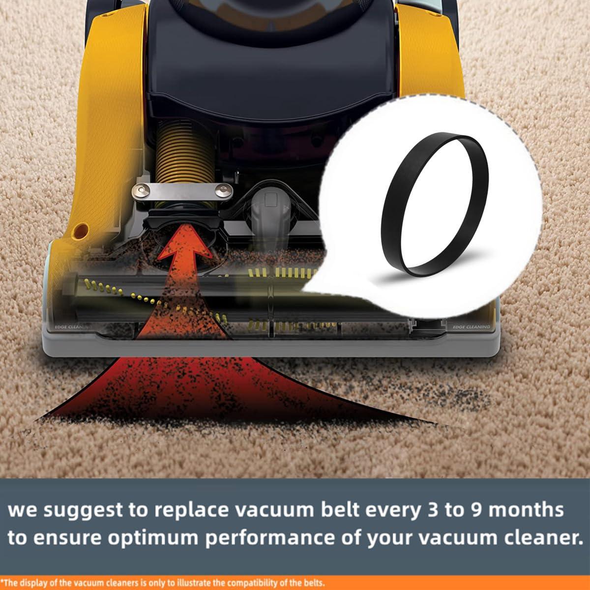 Correas de Reemplazo JEDELEOS para Aspiradoras Eureka y Sanitaire - Paquete de 2