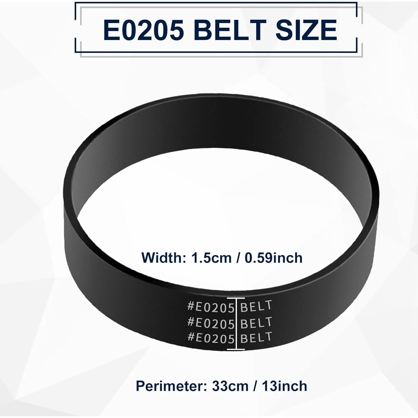 Correas de Aspiradora KEEPOW E0205 para Eureka NEU182B - 2 Paquete