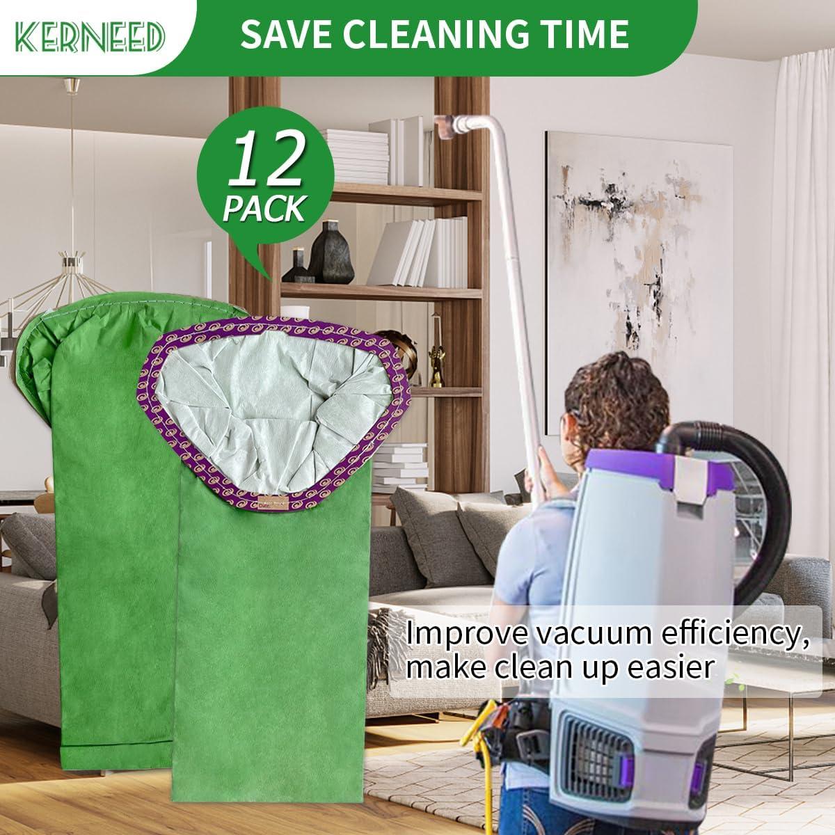 Paquete de 12 Bolsas de Filtro Micro Kerneed 107313 para Aspiradora ProTeam