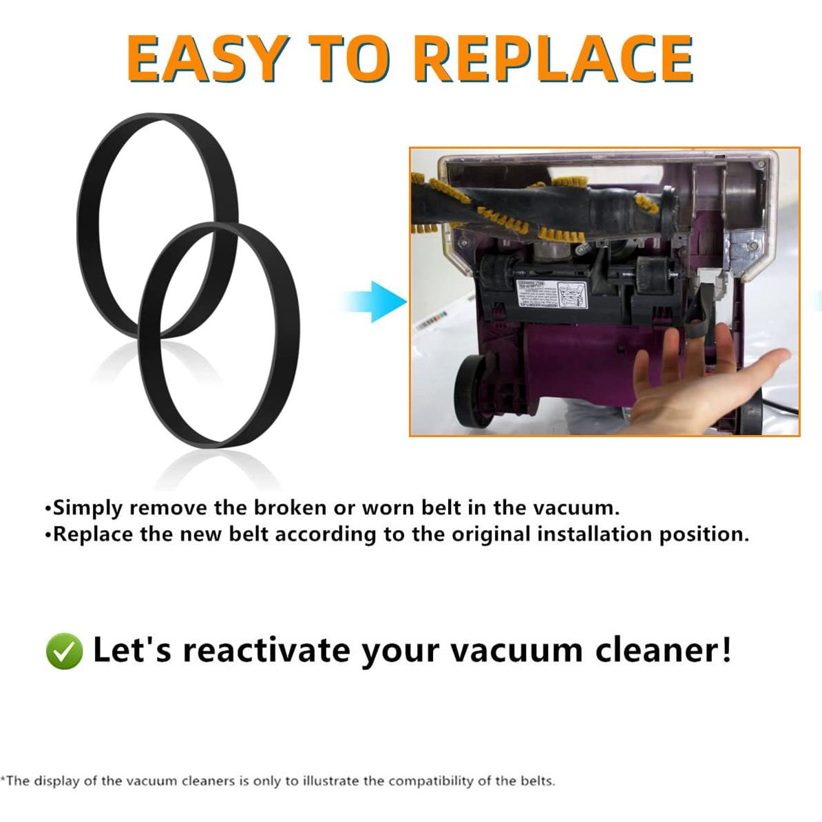 Cinturones de Reemplazo JEDELEOS para Aspiradora Hoover WindTunnel - Paquete de 2