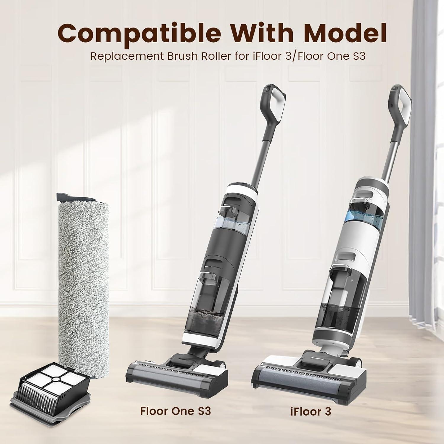 Repuestos Aspiradora Húmeda y Seca Tineco iFloor 3 S3 - 3 Rodillos + 4 Filtros