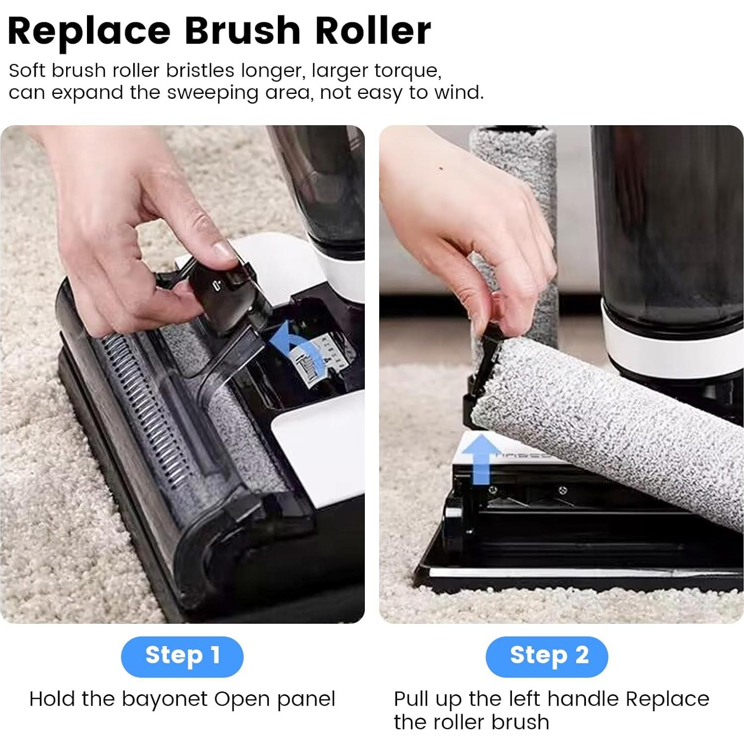 Repuestos Aspiradora Húmeda y Seca Tineco iFloor 3 S3 - 3 Rodillos + 4 Filtros