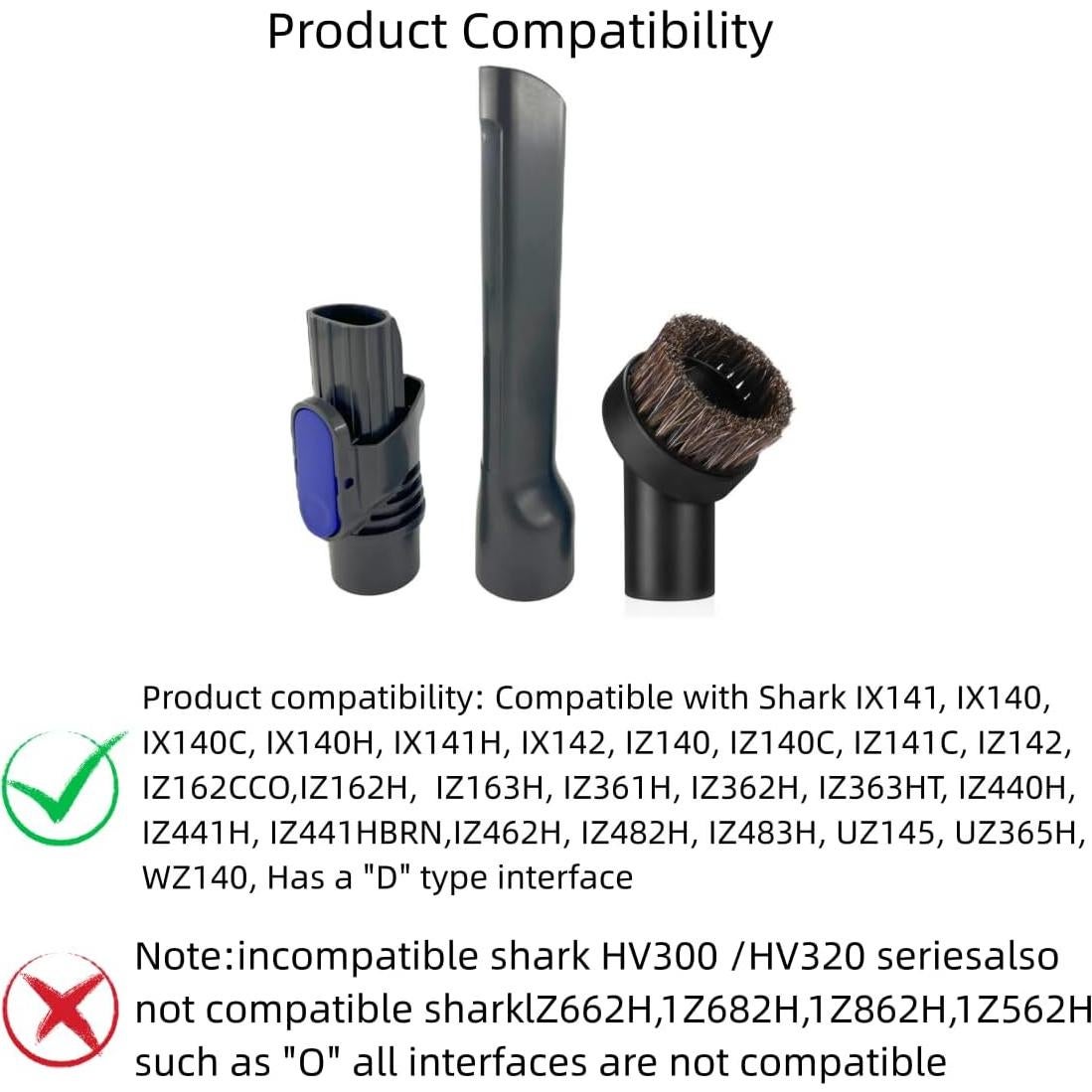Accesorios de Aspiradora QINAN IX141 - Cepillo y Herramientas