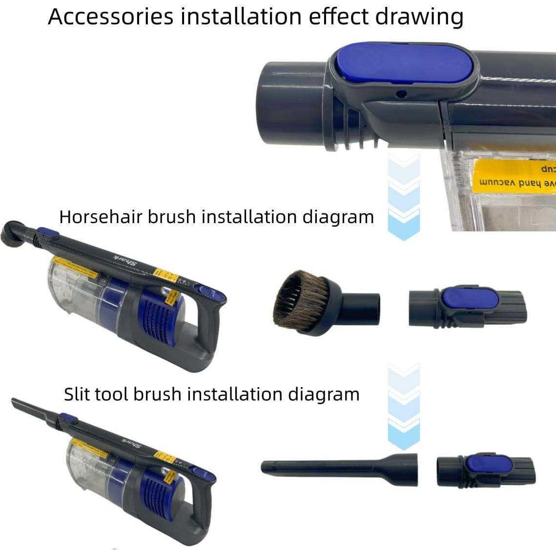 Accesorios de Aspiradora QINAN IX141 - Cepillo y Herramientas