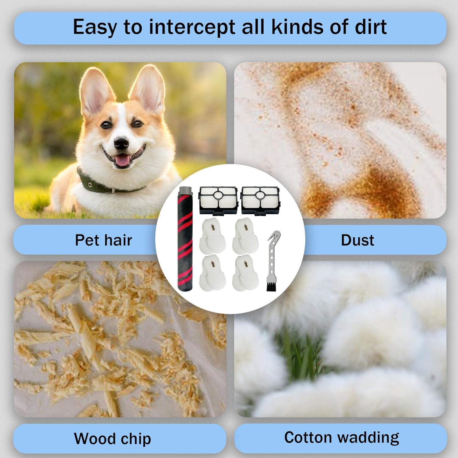 Rodillo y Filtros de Reemplazo CleanCrafter HZ3002 HZ3000