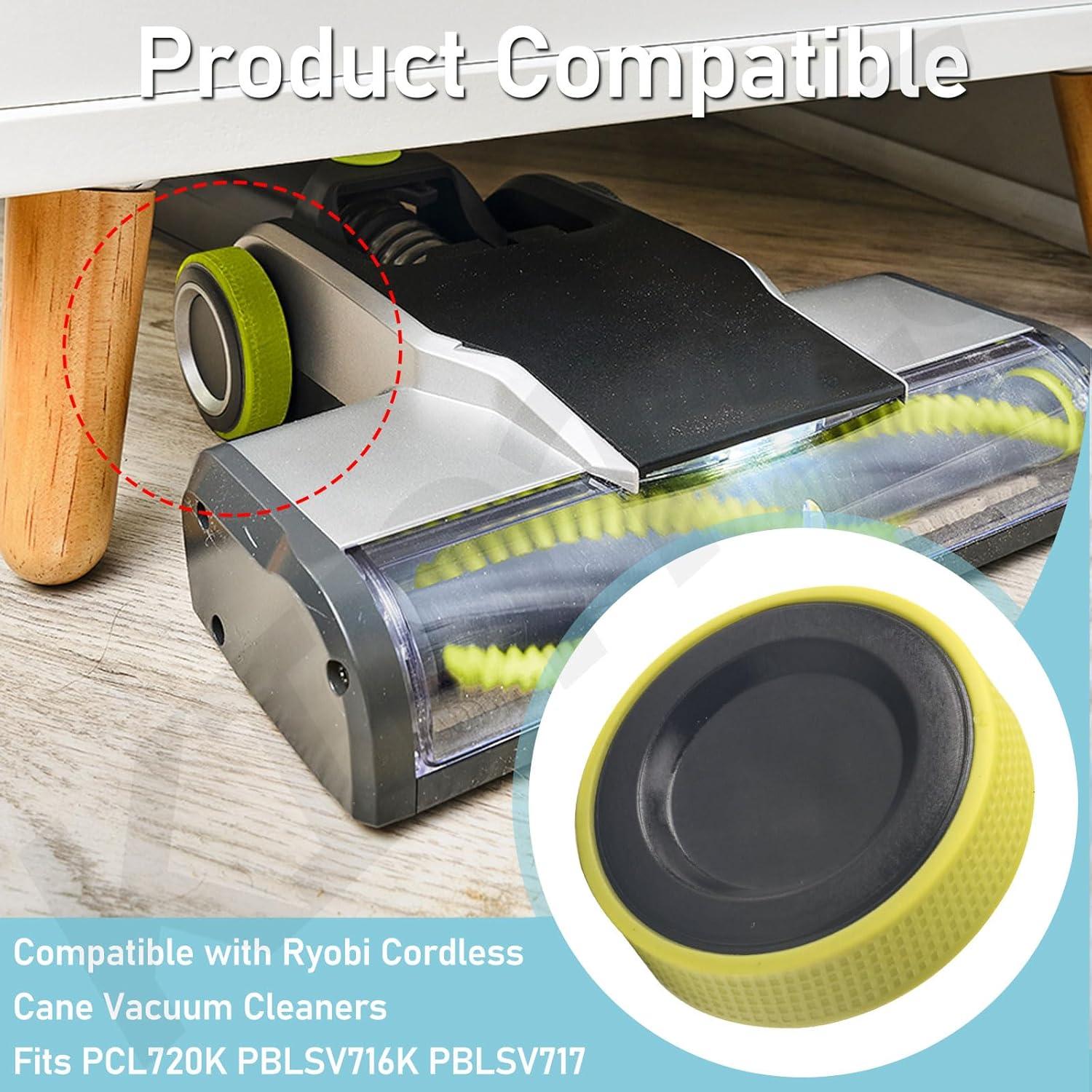 Ruedas de Reemplazo Silicona KINTLE para Aspiradoras Ryobi