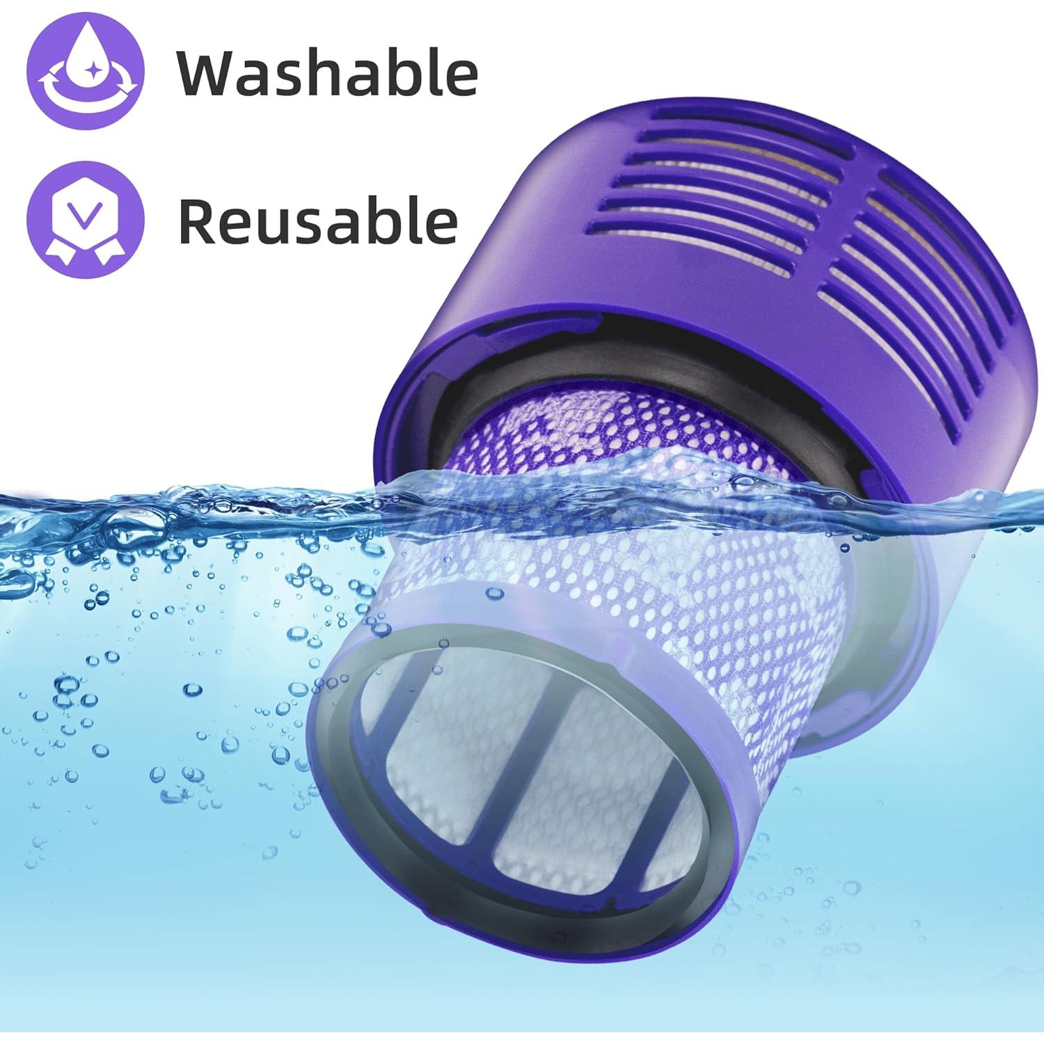 Filtro de Reemplazo para Aspiradora Dyson V10 - 3 Piezas APPLIANCEMATES