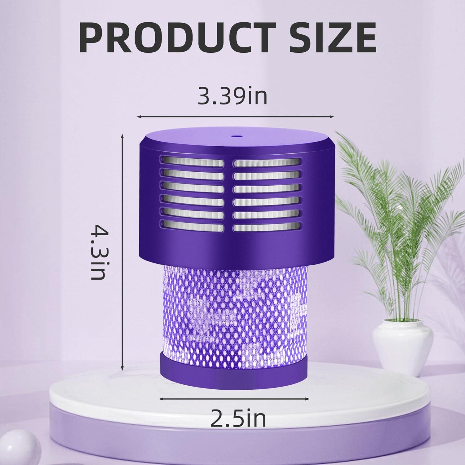 Filtro de Reemplazo para Aspiradora Dyson V10 - 3 Piezas APPLIANCEMATES