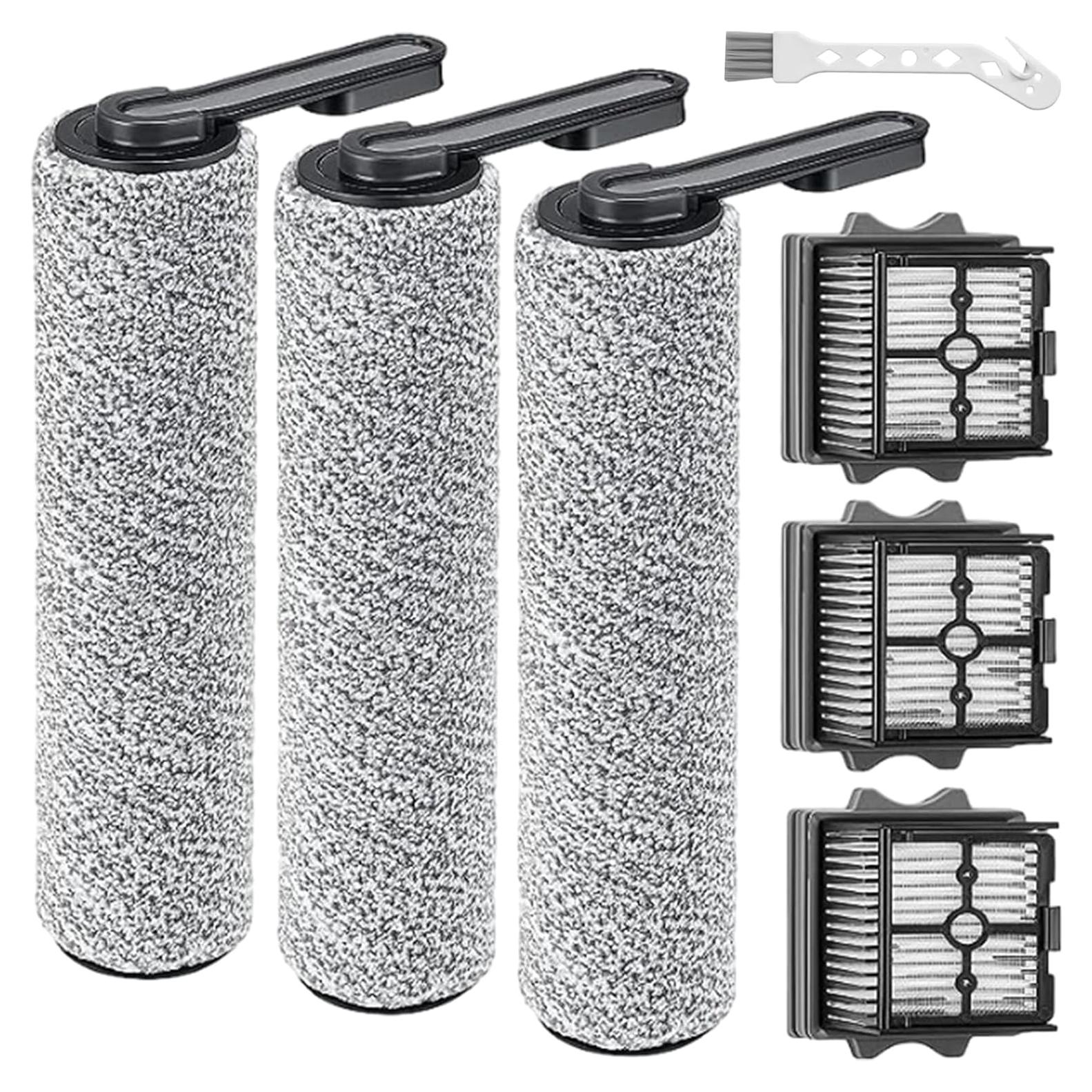 Repuestos Tineco Floor ONE S5/S5 Pro - 3 Filtros HEPA y 3 Rodillos