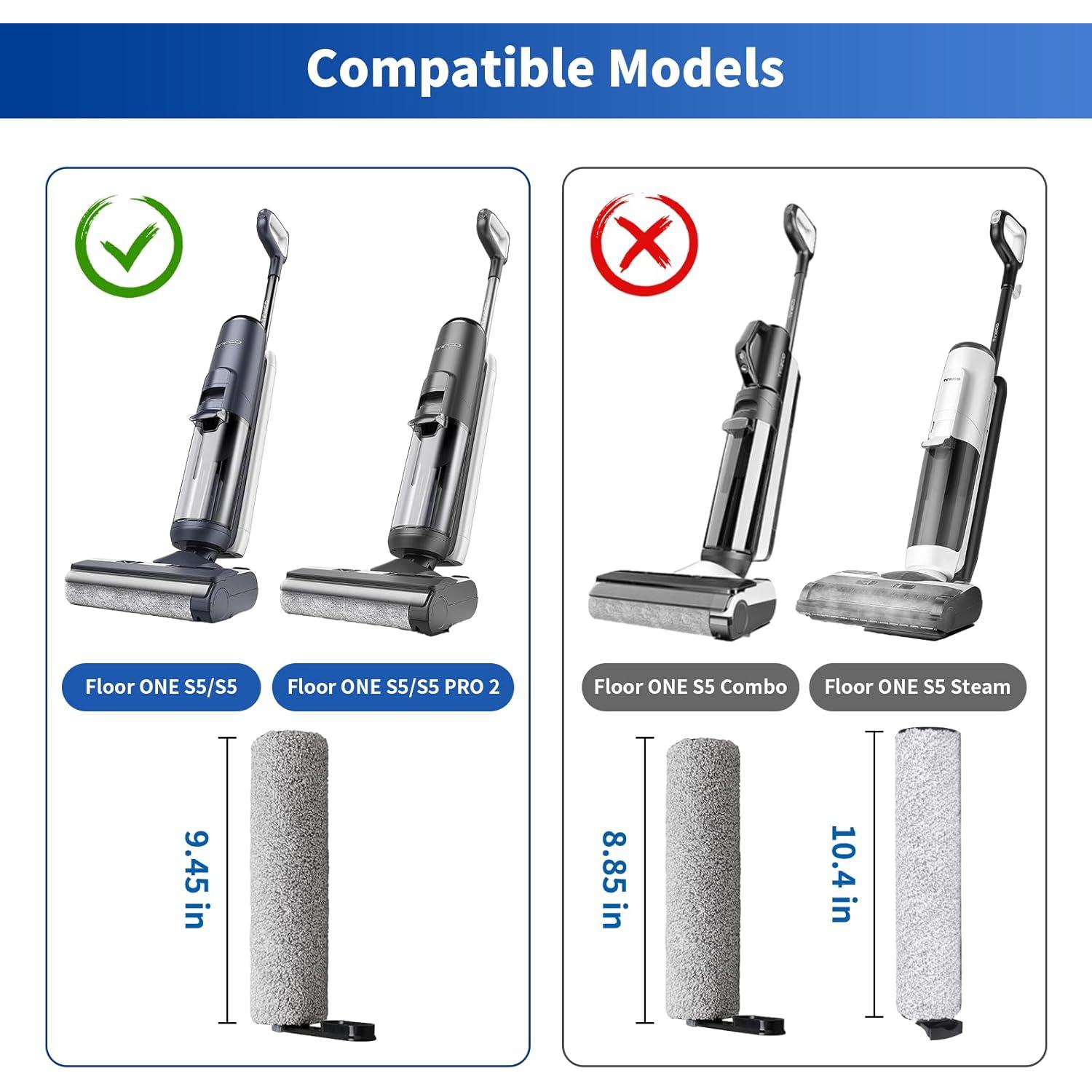 Repuestos Tineco Floor ONE S5/S5 Pro - 3 Filtros HEPA y 3 Rodillos