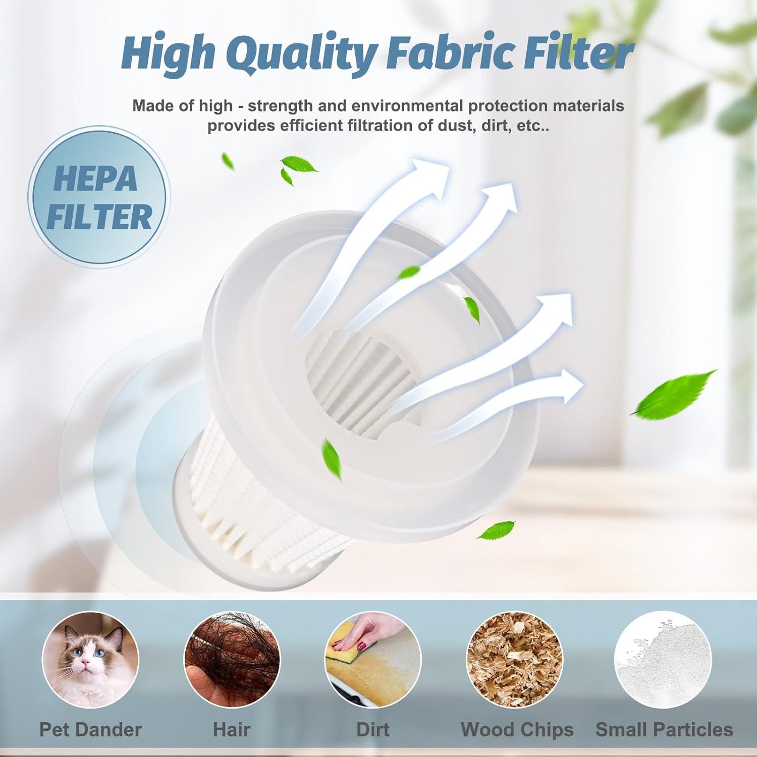 Filtro HEPA Piwosa para Aspiradora 4 en 1 HL-121 - 4 Piezas