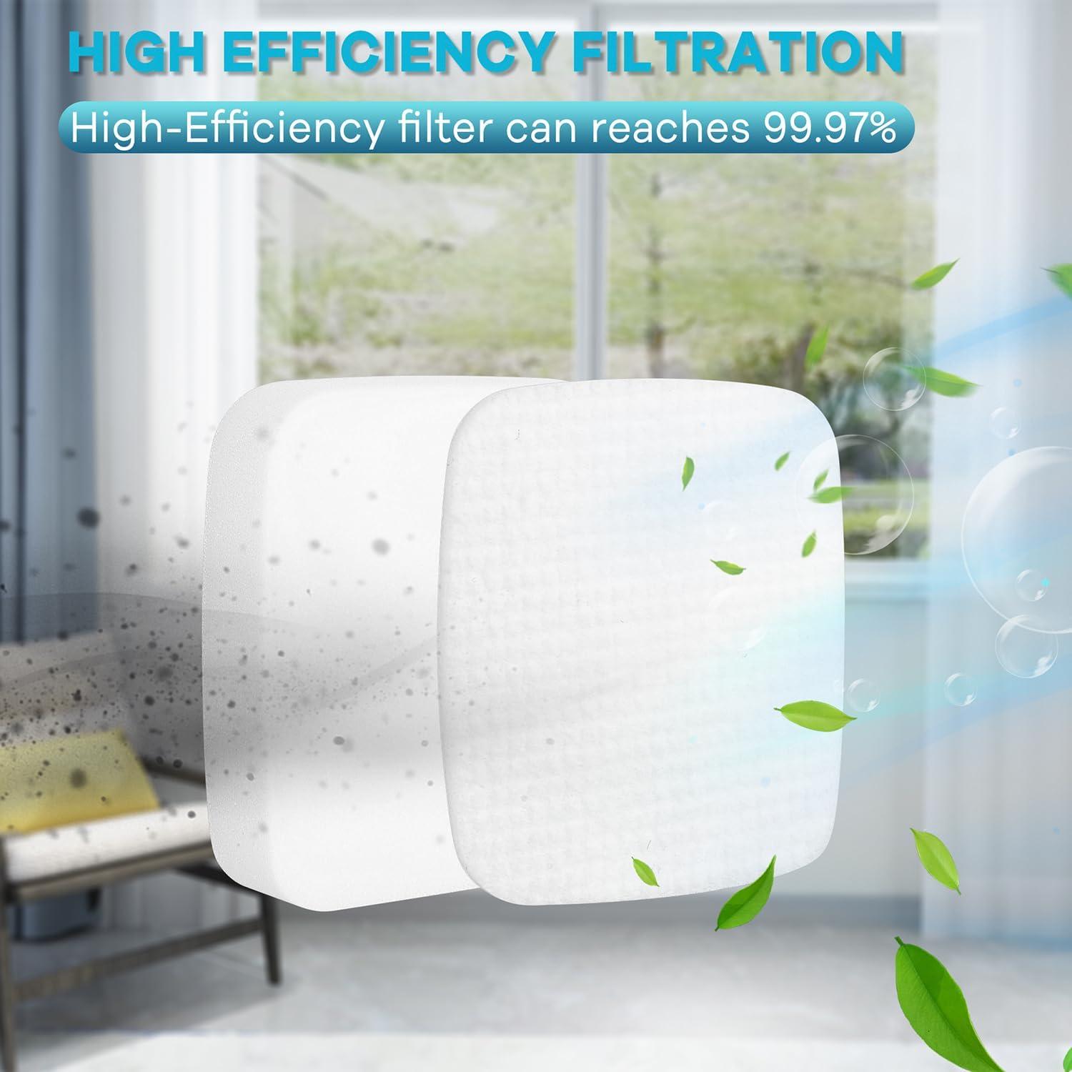 8 Filtros UV850 para Aspiradora Shark Jollsung - Reemplazo