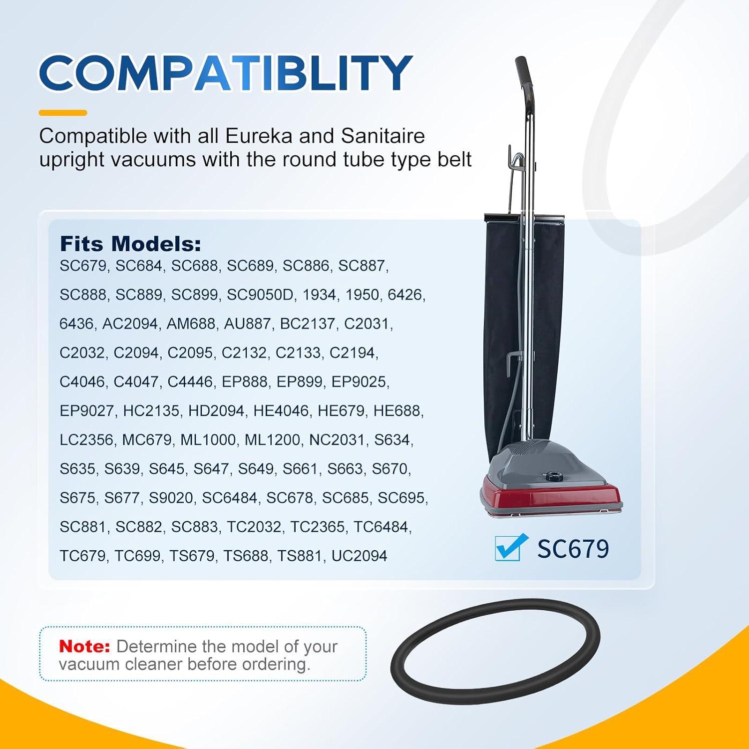 Correa de Aspiradora KeeTidy 30563B Paquete de 6 Unidades