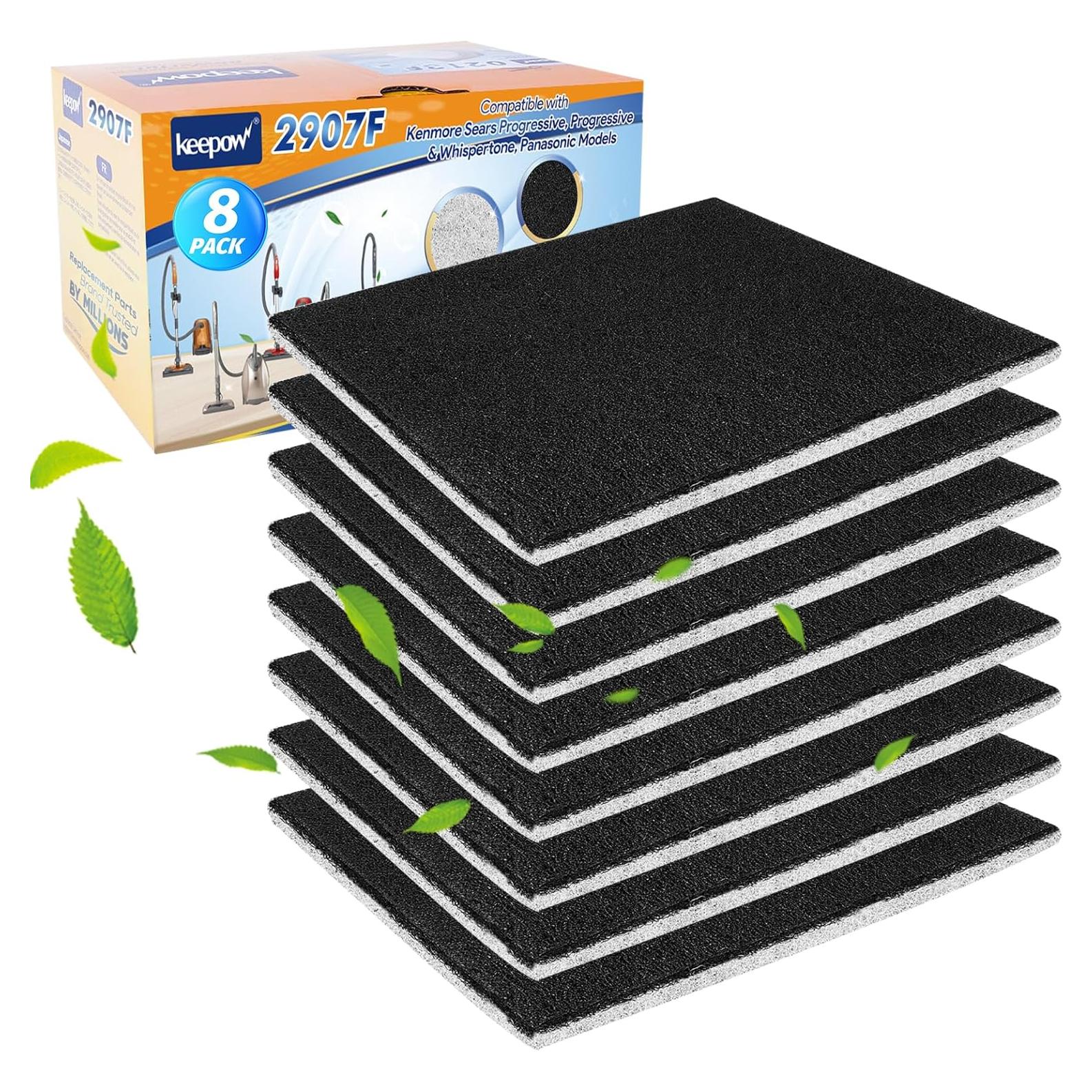 Filtro Hepa KEEPOW CF-1 Reemplazo para Kenmore y Panasonic - Paquete de 8