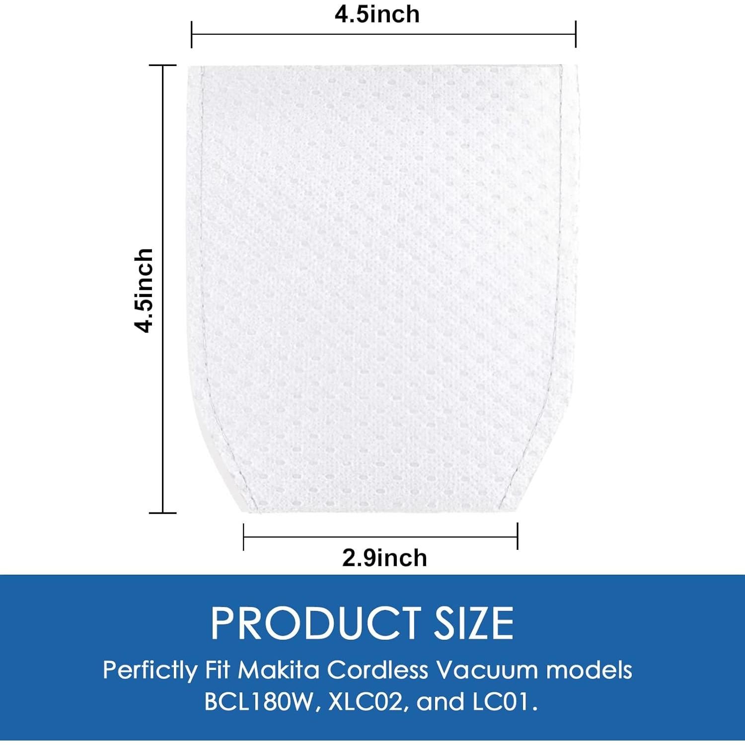 Filtro de Vacío de Tela MXZONE Compatible con Makita T-03193 - 20 Paquetes