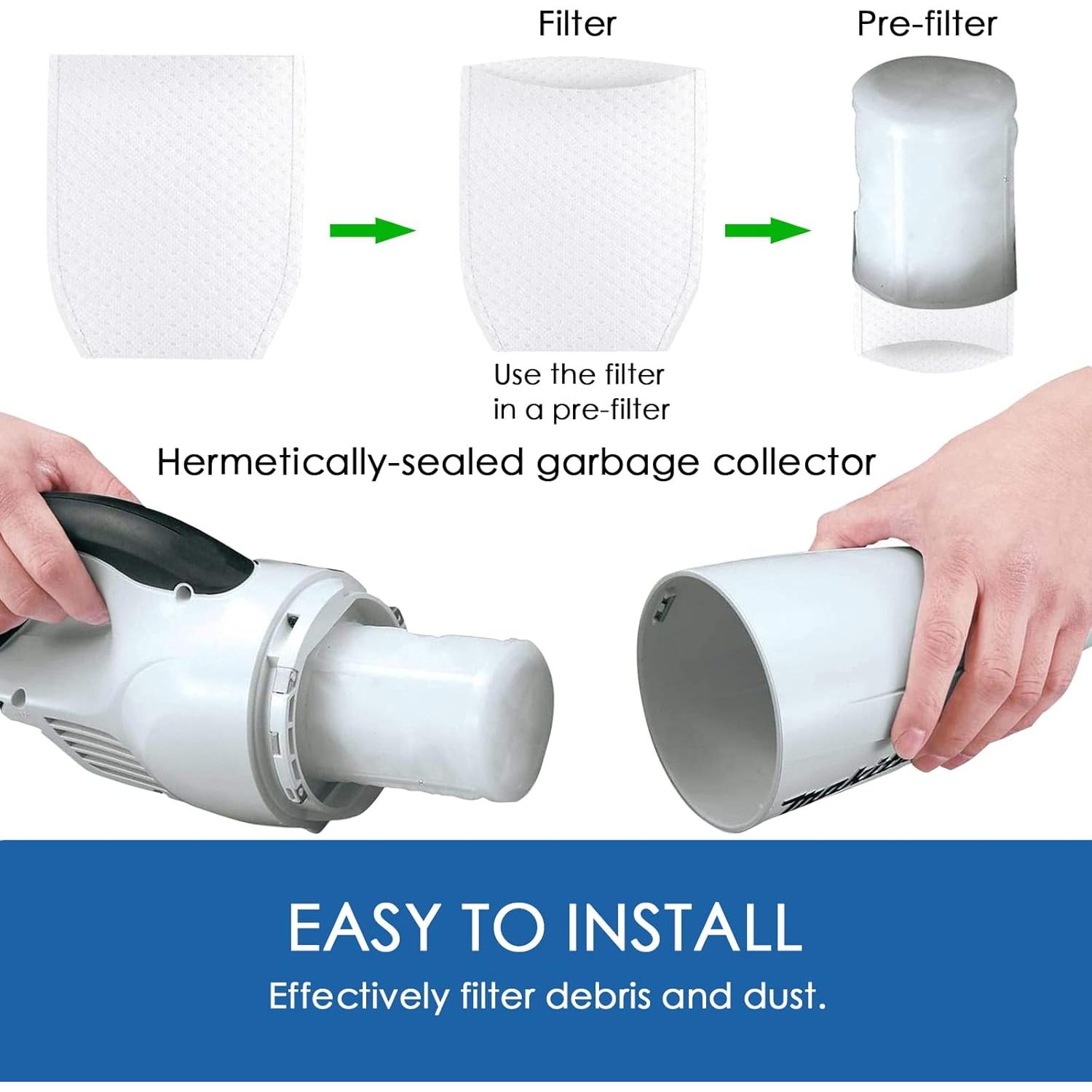 Filtro de Vacío de Tela MXZONE Compatible con Makita T-03193 - 20 Paquetes