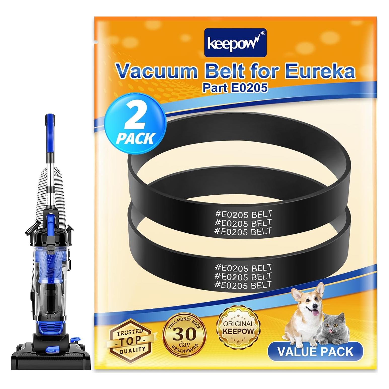 Cinta de Aspiradora KEEPOW E0205 para Eureka NEU182B - 2 Paquete